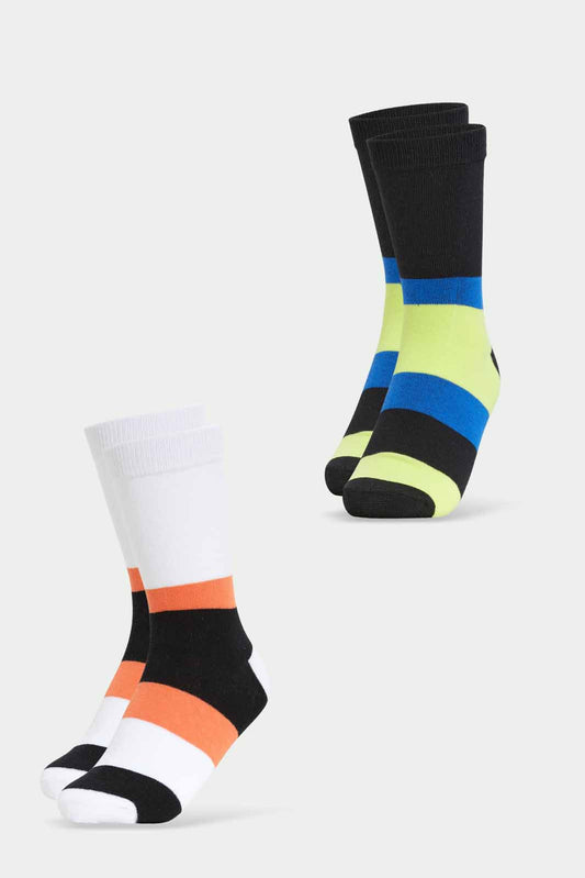 Redtag-Assorted-2-Pcs-Pack-Crew-Socks-365,-BSR-Socks,-Category:Socks,-Colour:Assorted,-Deals:New-In,-Dept:Boys,-ESS,-Filter:Senior-Boys-(8-to-14-Yrs),-New-In-BSR-APL,-Non-Sale,-Section:Boys-(0-to-14Yrs)-Senior-Boys-
