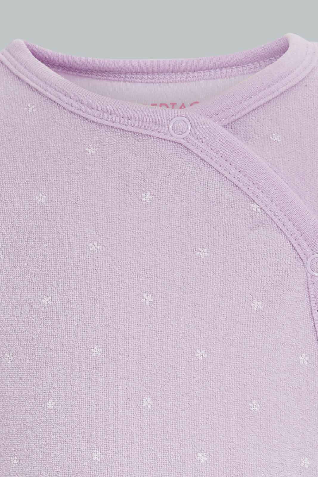 Redtag-Purple-Lilac-AOP-Moon-Towelling-Sleepsuit-Category:Sleepsuits,-Colour:Purple,-Deals:New-In,-Dept:New-Born,-Filter:Baby-(0-to-12-Mths),-NBB-Sleepsuits,-New-In-NBB-APL,-Non-Sale,-Section:Boys-(0-to-14Yrs),-W22A-Baby-0 to 12 Months