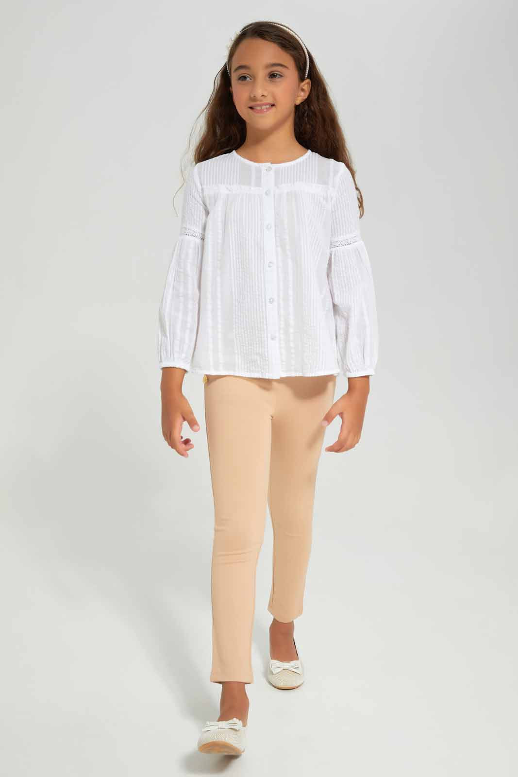 Redtag-Stone-Ponti-Legging-Category:Leggings,-Colour:Stonewash,-Deals:New-In,-Filter:Girls-(2-to-8-Yrs),-GIR-Leggings,-New-In-GIR-APL,-Non-Sale,-Section:Girls-(0-to-14Yrs),-VLM,-W22B-Girls-2 to 8 Years