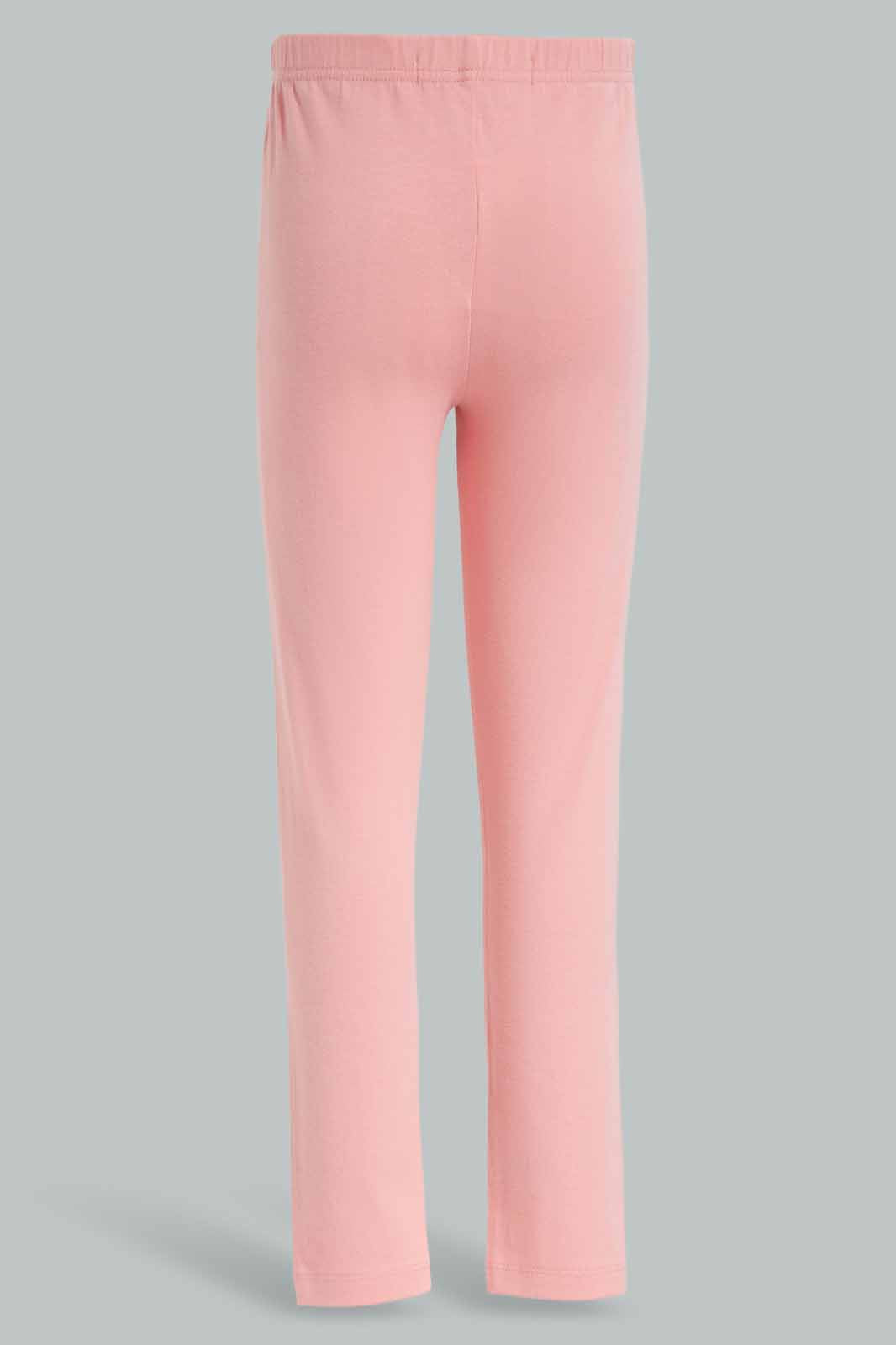 Redtag-Pink-Basic-Legging---Pink-Category:Leggings,-Colour:Apricot,-Deals:New-In,-Dept:Girls,-Filter:Girls-(2-to-8-Yrs),-GIR-Leggings,-New-In-GIR-APL,-Non-Sale,-Section:Girls-(0-to-14Yrs),-TBL,-W22B-Girls-2 to 8 Years