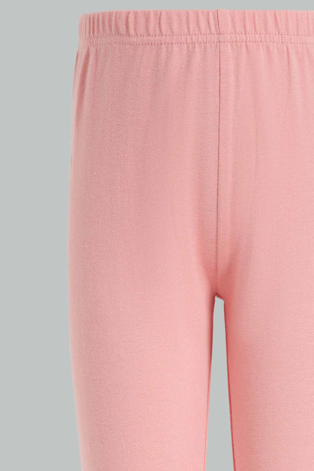 Redtag-Pink-Basic-Legging---Pink-Category:Leggings,-Colour:Apricot,-Deals:New-In,-Dept:Girls,-Filter:Girls-(2-to-8-Yrs),-GIR-Leggings,-New-In-GIR-APL,-Non-Sale,-Section:Girls-(0-to-14Yrs),-TBL,-W22B-Girls-2 to 8 Years
