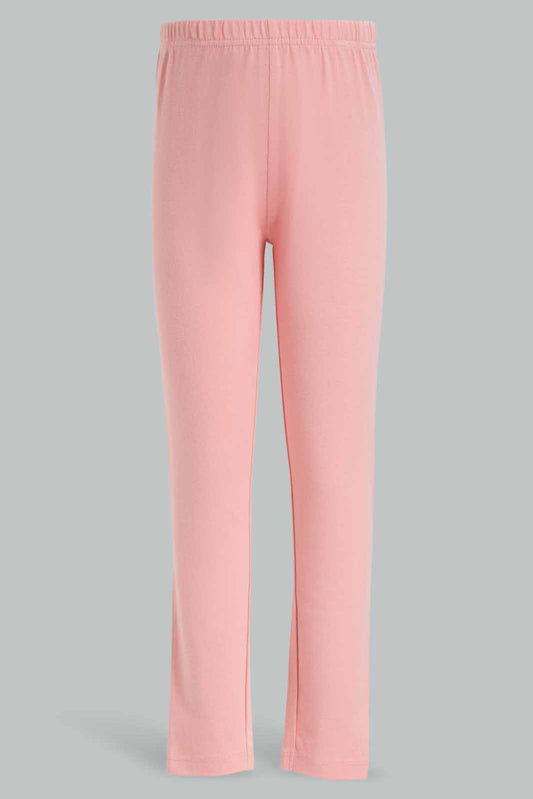 Redtag-Pink-Basic-Legging---Pink-Category:Leggings,-Colour:Apricot,-Deals:New-In,-Dept:Girls,-Filter:Girls-(2-to-8-Yrs),-GIR-Leggings,-New-In-GIR-APL,-Non-Sale,-Section:Girls-(0-to-14Yrs),-TBL,-W22B-Girls-2 to 8 Years