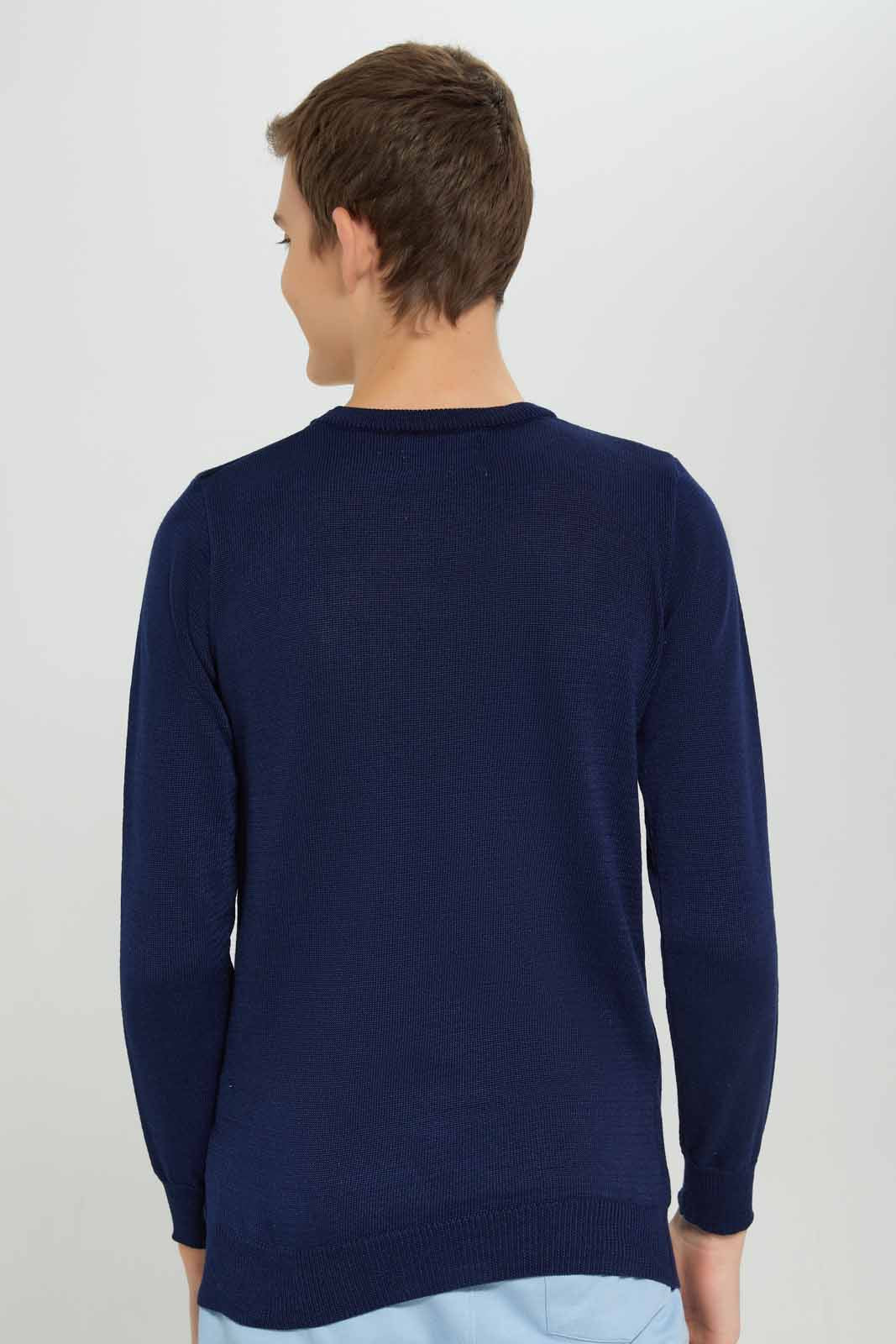 Redtag-Navy-Gaming-Pullover-BSR-Pullovers,-Category:Pullovers,-Colour:Navy,-Deals:New-In,-Filter:Senior-Boys-(8-to-14-Yrs),-New-In-BSR-APL,-Non-Sale,-Section:Boys-(0-to-14Yrs),-W22B-Senior-Boys-9 to 14 Years