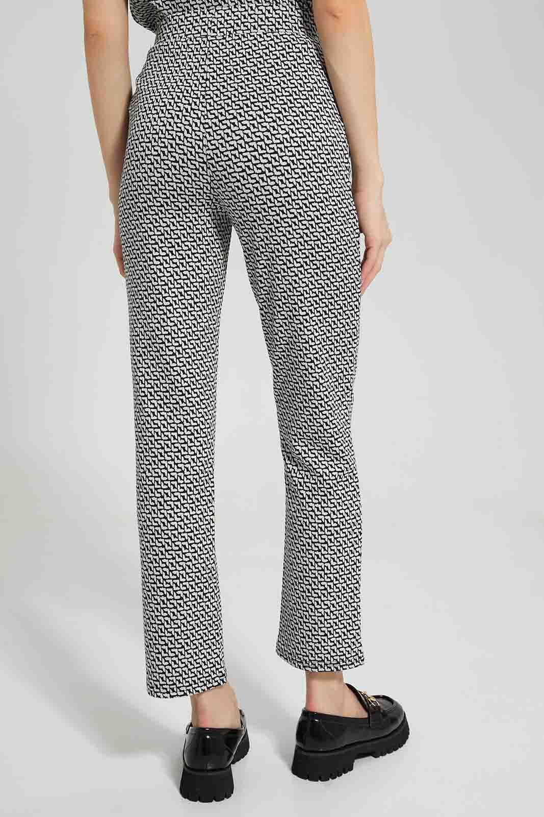Redtag-BLACK-Printed-WideLeg-Category:Trousers,-Colour:Black,-Deals:New-In,-Filter:Women's-Clothing,-LDC,-LDC-Trousers,-New-In-LDC-APL,-Non-Sale,-Section:Women,-TBL,-W22B-Women's-