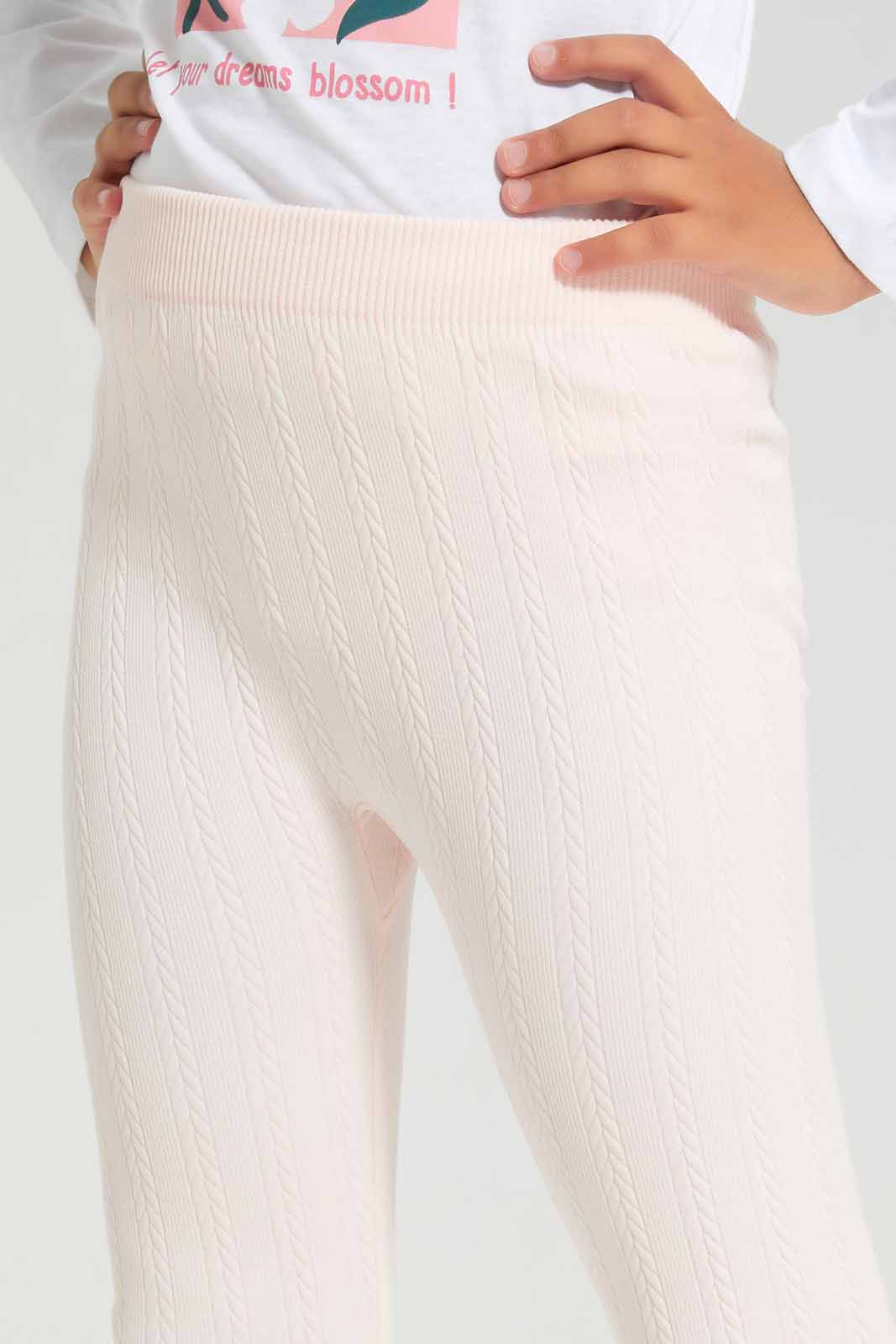 Redtag-PINK-Seamless-Legging-Category:Leggings,-Colour:Pink,-Deals:New-In,-Filter:Girls-(2-to-8-Yrs),-GIR-Leggings,-New-In-GIR-APL,-Non-Sale,-Section:Girls-(0-to-14Yrs),-TBL,-W22B-Girls-2 to 8 Years