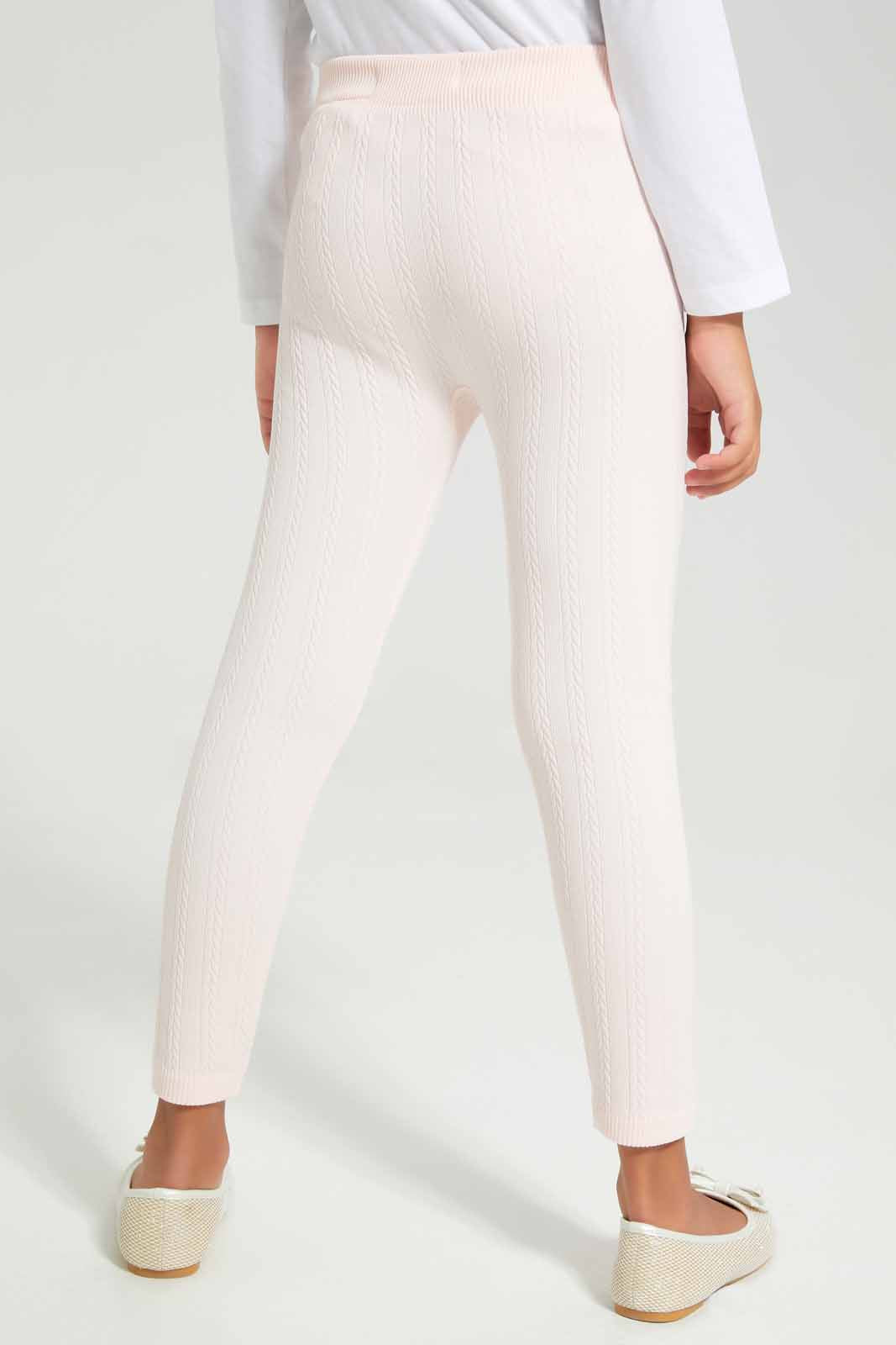 Redtag-PINK-Seamless-Legging-Category:Leggings,-Colour:Pink,-Deals:New-In,-Filter:Girls-(2-to-8-Yrs),-GIR-Leggings,-New-In-GIR-APL,-Non-Sale,-Section:Girls-(0-to-14Yrs),-TBL,-W22B-Girls-2 to 8 Years