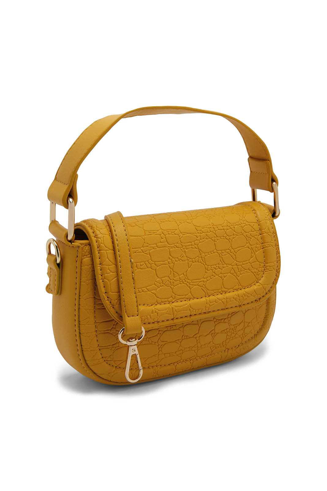 Redtag-Mustard-Cross-Body-Bag-Category:Bags,-Colour:Mustard,-Dept:Ladieswear,-Filter:Women's-Accessories,-New-In,-New-In-Women-ACC,-Non-Sale,-Section:Women,-W22B,-Women-Bags-Women-