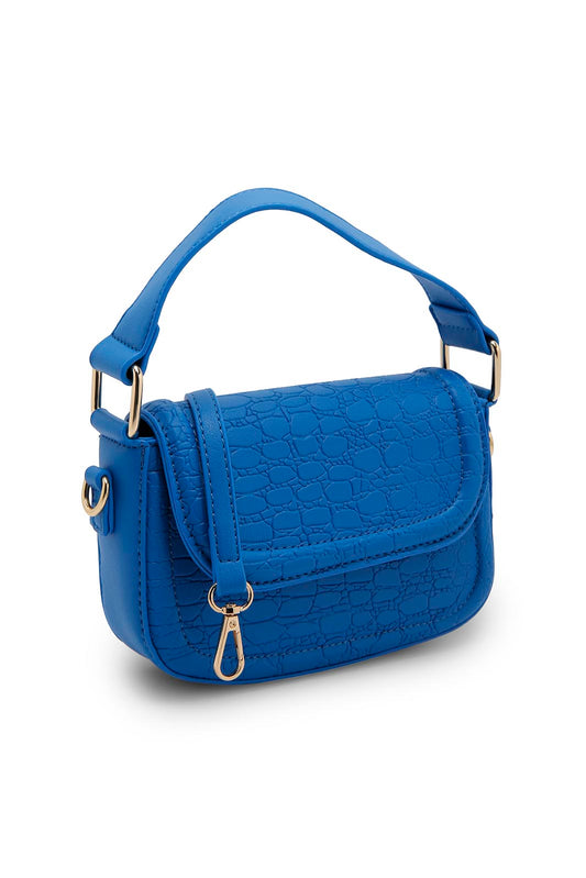 Redtag-Electric-Blue-Cross-Body-Bag-Category:Bags,-Colour:Blue,-Dept:Ladieswear,-Filter:Women's-Accessories,-New-In,-New-In-Women-ACC,-Non-Sale,-Section:Women,-W22B,-Women-Bags-Women-