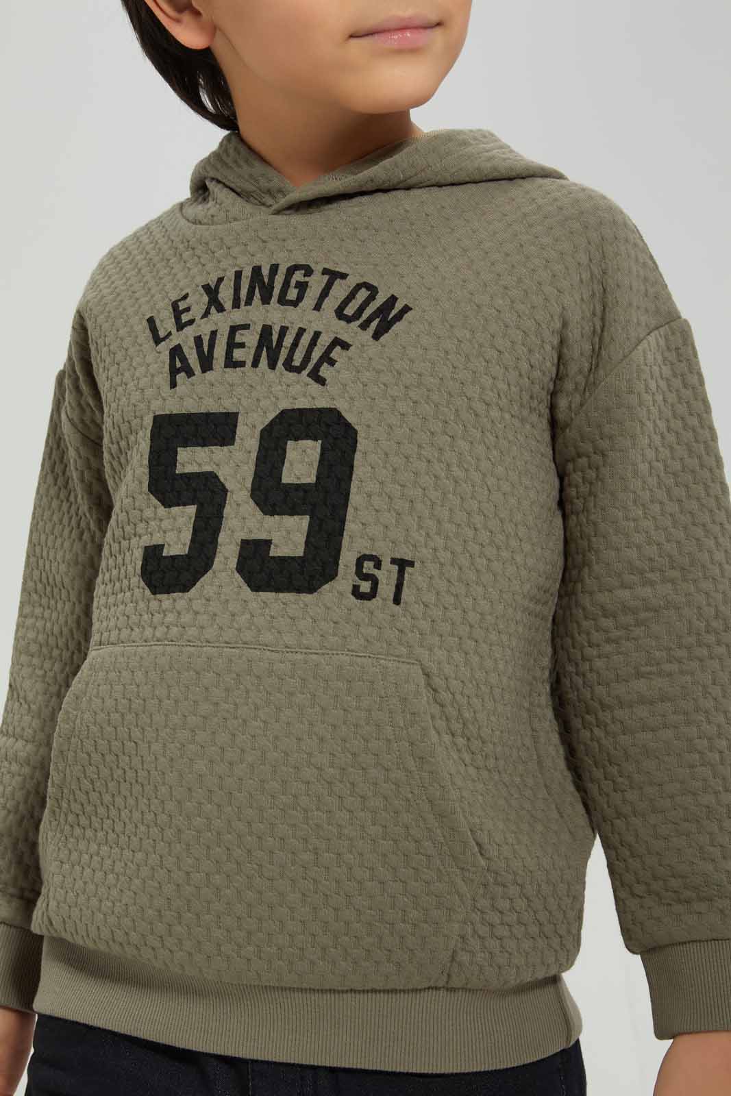 Redtag-Olive-Oversize-Jaquard-Hooded-Sweatshirt-BOY-Sweatshirts,-Category:Sweatshirts,-Colour:Olive,-Deals:New-In,-Filter:Boys-(2-to-8-Yrs),-New-In-BOY-APL,-Non-Sale,-Section:Boys-(0-to-14Yrs),-W22B-Boys-2 to 8 Years