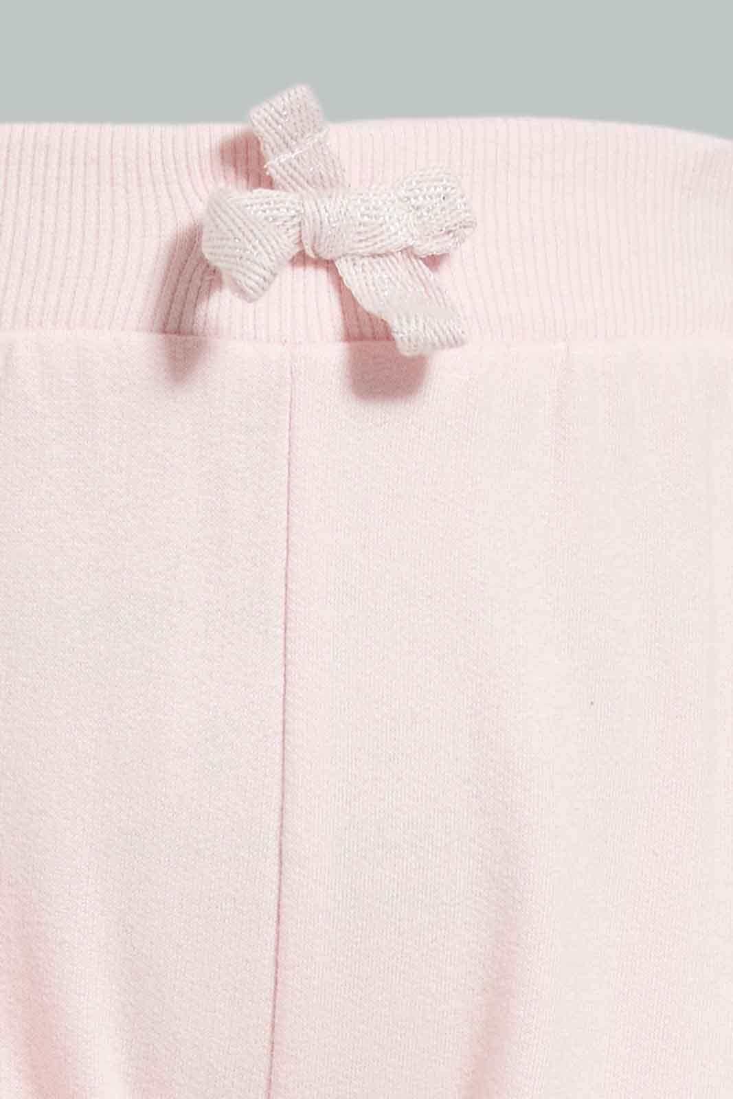 Redtag-Pale-Pink-Placement-Print-Jogset-Category:Jog-Sets,-Colour:Apricot,-Deals:New-In,-Filter:Infant-Girls-(3-to-24-Mths),-ING-Jog-Sets,-New-In-ING-APL,-Non-Sale,-Section:Girls-(0-to-14Yrs),-VLM,-W22B-Infant-Girls-3 to 24 Months