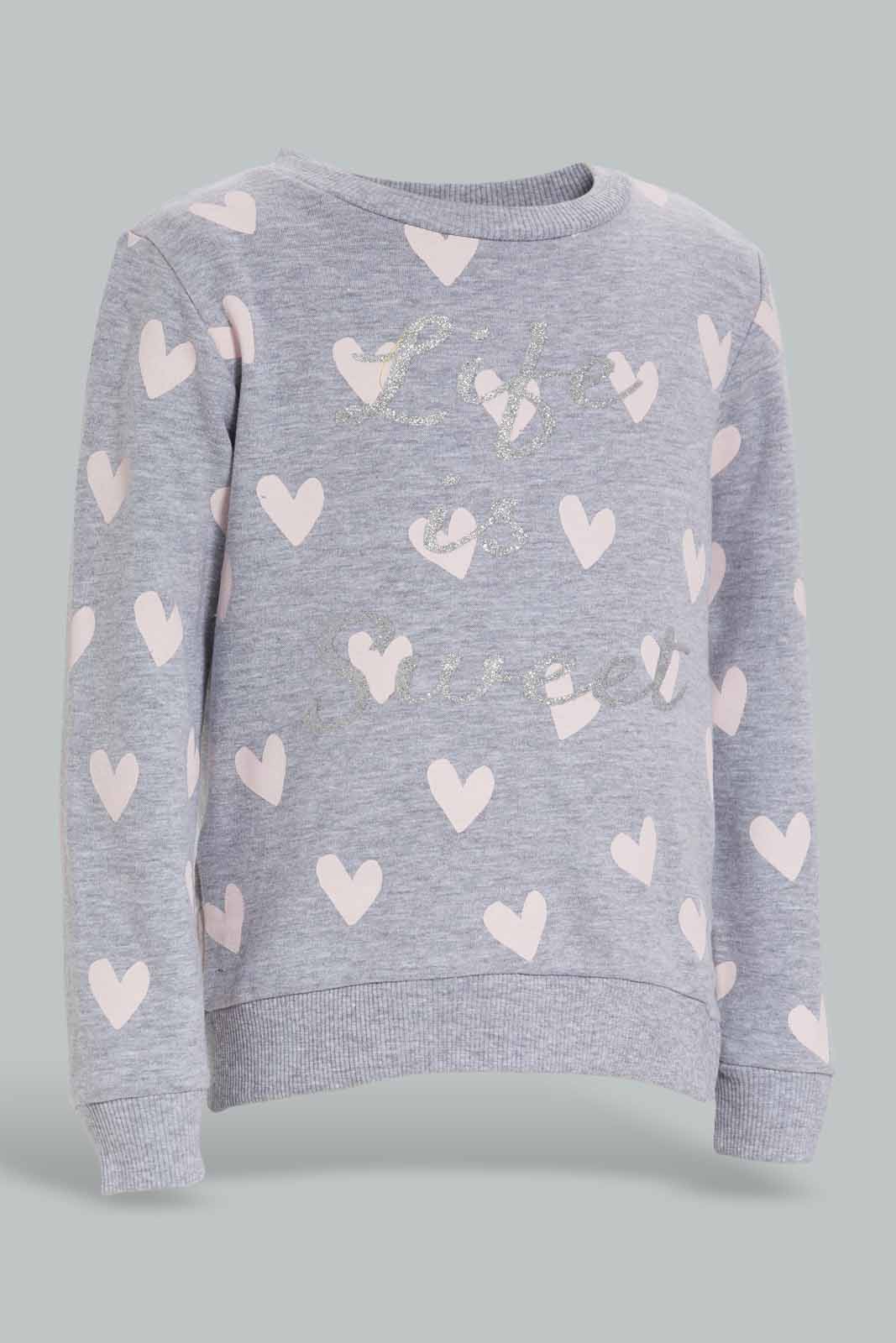 Redtag-Grey-Heart-Floral-AOP-Jogset-Category:Jog-Sets,-Colour:Grey,-Deals:New-In,-Filter:Infant-Girls-(3-to-24-Mths),-ING-Jog-Sets,-New-In-ING-APL,-Non-Sale,-Section:Girls-(0-to-14Yrs),-W22A-Infant-Girls-3 to 24 Months