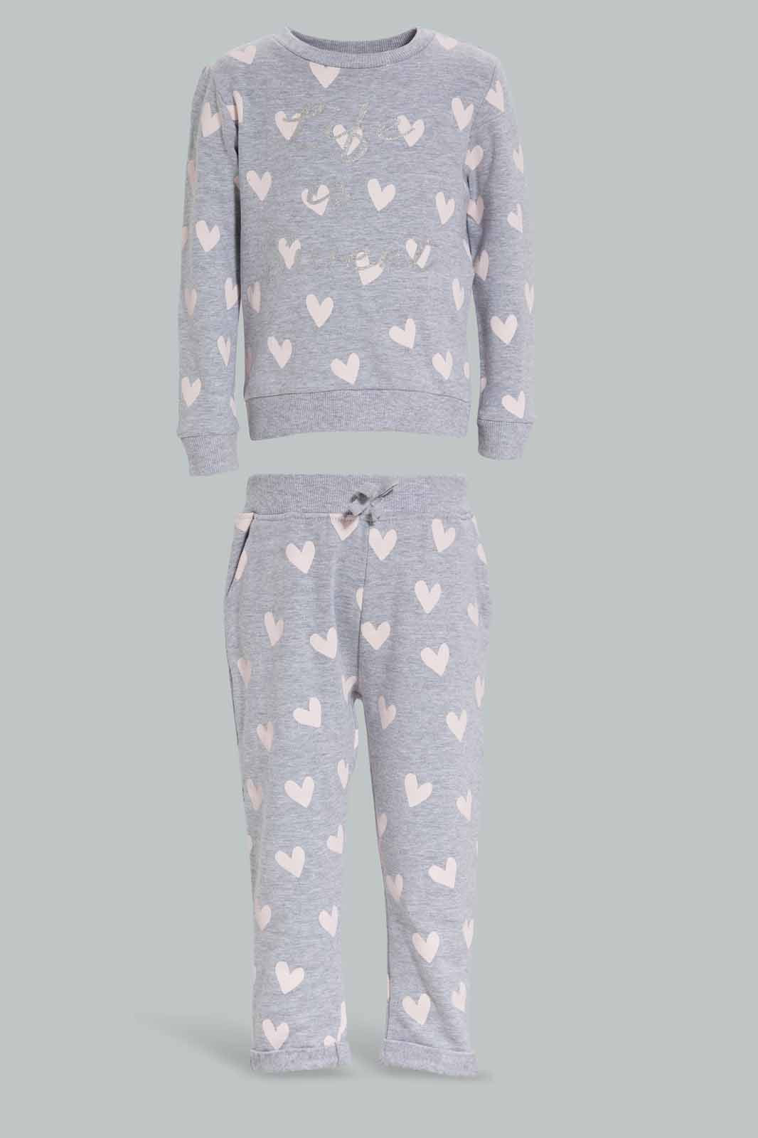 Redtag-Grey-Heart-Floral-AOP-Jogset-Category:Jog-Sets,-Colour:Grey,-Deals:New-In,-Filter:Infant-Girls-(3-to-24-Mths),-ING-Jog-Sets,-New-In-ING-APL,-Non-Sale,-Section:Girls-(0-to-14Yrs),-W22A-Infant-Girls-3 to 24 Months