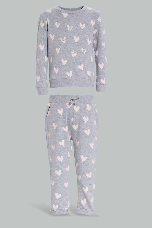 Redtag-Grey-Heart-Floral-AOP-Jogset-Category:Jog-Sets,-Colour:Grey,-Deals:New-In,-Filter:Infant-Girls-(3-to-24-Mths),-ING-Jog-Sets,-New-In-ING-APL,-Non-Sale,-Section:Girls-(0-to-14Yrs),-W22A-Infant-Girls-3 to 24 Months