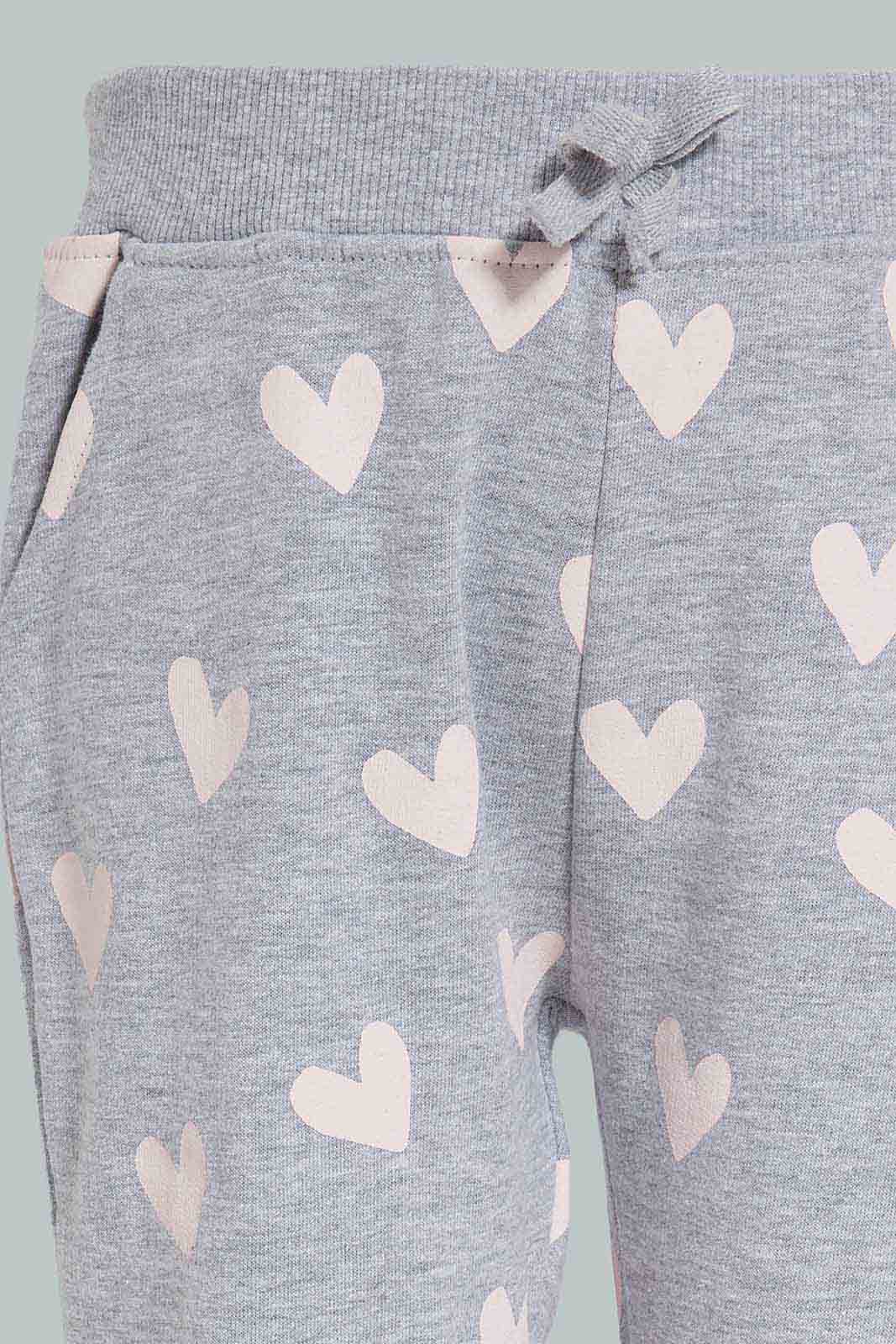 Redtag-Grey-Heart-Floral-AOP-Jogset-Category:Jog-Sets,-Colour:Grey,-Deals:New-In,-Filter:Infant-Girls-(3-to-24-Mths),-ING-Jog-Sets,-New-In-ING-APL,-Non-Sale,-Section:Girls-(0-to-14Yrs),-W22A-Infant-Girls-3 to 24 Months