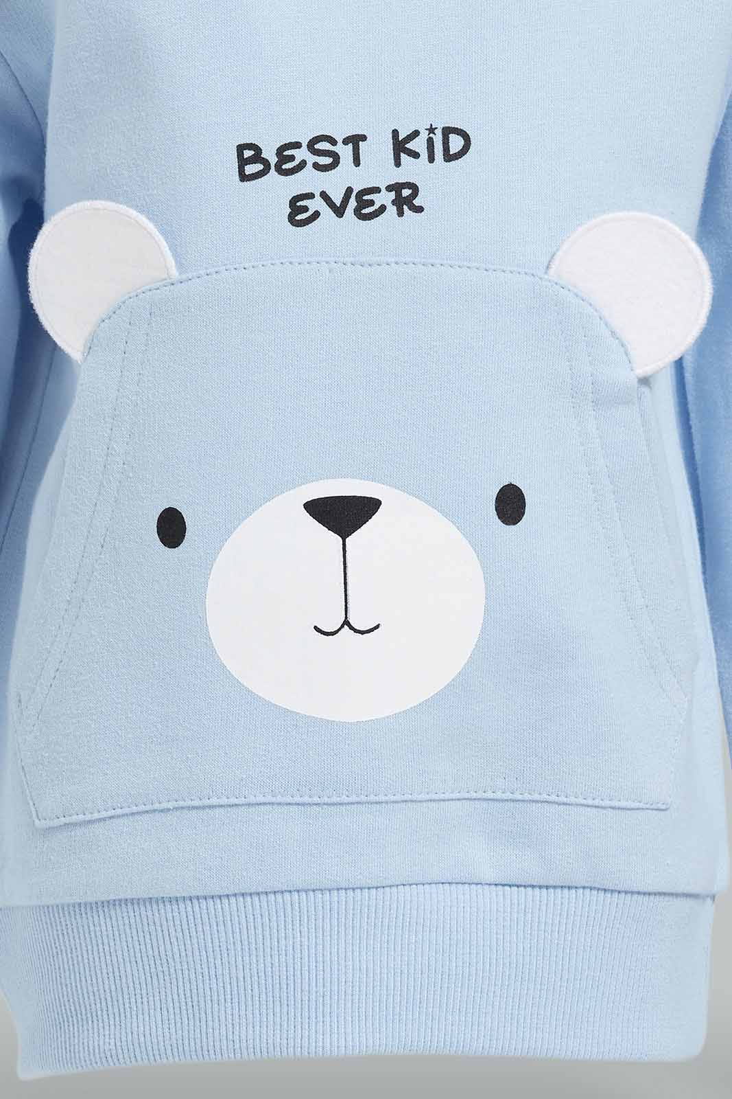 Redtag-Blue-Bear-Crew-Sweatshirts-Category:Sweatshirts,-Colour:Blue,-Deals:New-In,-Dept:Boys,-Filter:Infant-Boys-(3-to-24-Mths),-INB-Sweatshirts,-New-In-INB-APL,-Non-Sale,-Section:Boys-(0-to-14Yrs),-W22B-Infant-Boys-3 to 24 Months