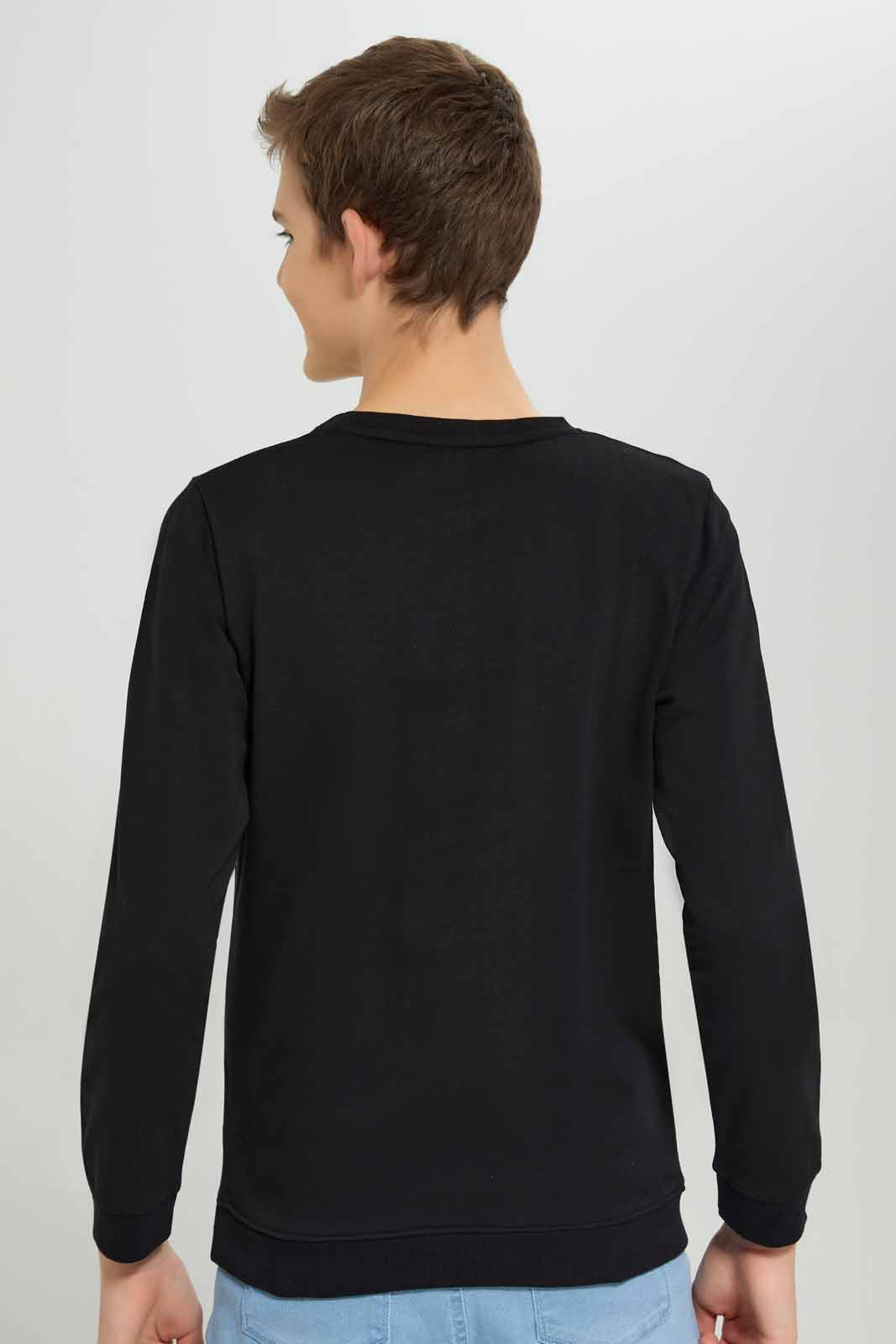 Redtag-Black-Tokyo-Sweat-Tee-BSR-Sweatshirts,-Category:Sweatshirts,-Colour:Black,-Deals:New-In,-Dept:Boys,-Filter:Senior-Boys-(8-to-14-Yrs),-New-In-BSR-APL,-Non-Sale,-Section:Boys-(0-to-14Yrs),-TBL,-W22B-Senior-Boys-9 to 14 Years