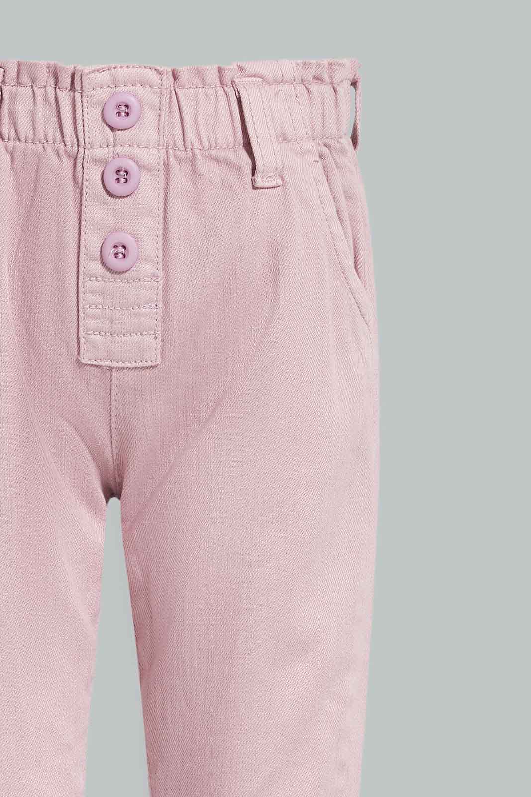 Redtag-Lilac-Paperbag-Jeans-Category:Jeans,-Colour:Lilac,-Deals:New-In,-Filter:Infant-Girls-(3-to-24-Mths),-ING-Jeans,-New-In-ING-APL,-Non-Sale,-Section:Girls-(0-to-14Yrs),-W22B-Infant-Girls-3 to 24 Months