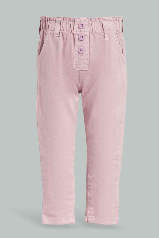 Redtag-Lilac-Paperbag-Jeans-Category:Jeans,-Colour:Lilac,-Deals:New-In,-Filter:Infant-Girls-(3-to-24-Mths),-ING-Jeans,-New-In-ING-APL,-Non-Sale,-Section:Girls-(0-to-14Yrs),-W22B-Infant-Girls-3 to 24 Months