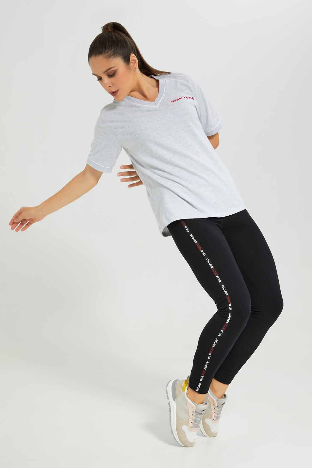 Redtag-Black-Active-Pant-with-Side-Tape-Category:Joggers,-Colour:Black,-Deals:New-In,-Filter:Women's-Clothing,-New-In-Women-APL,-Non-Sale,-Section:Women,-W22B,-Women-Joggers-Women's-
