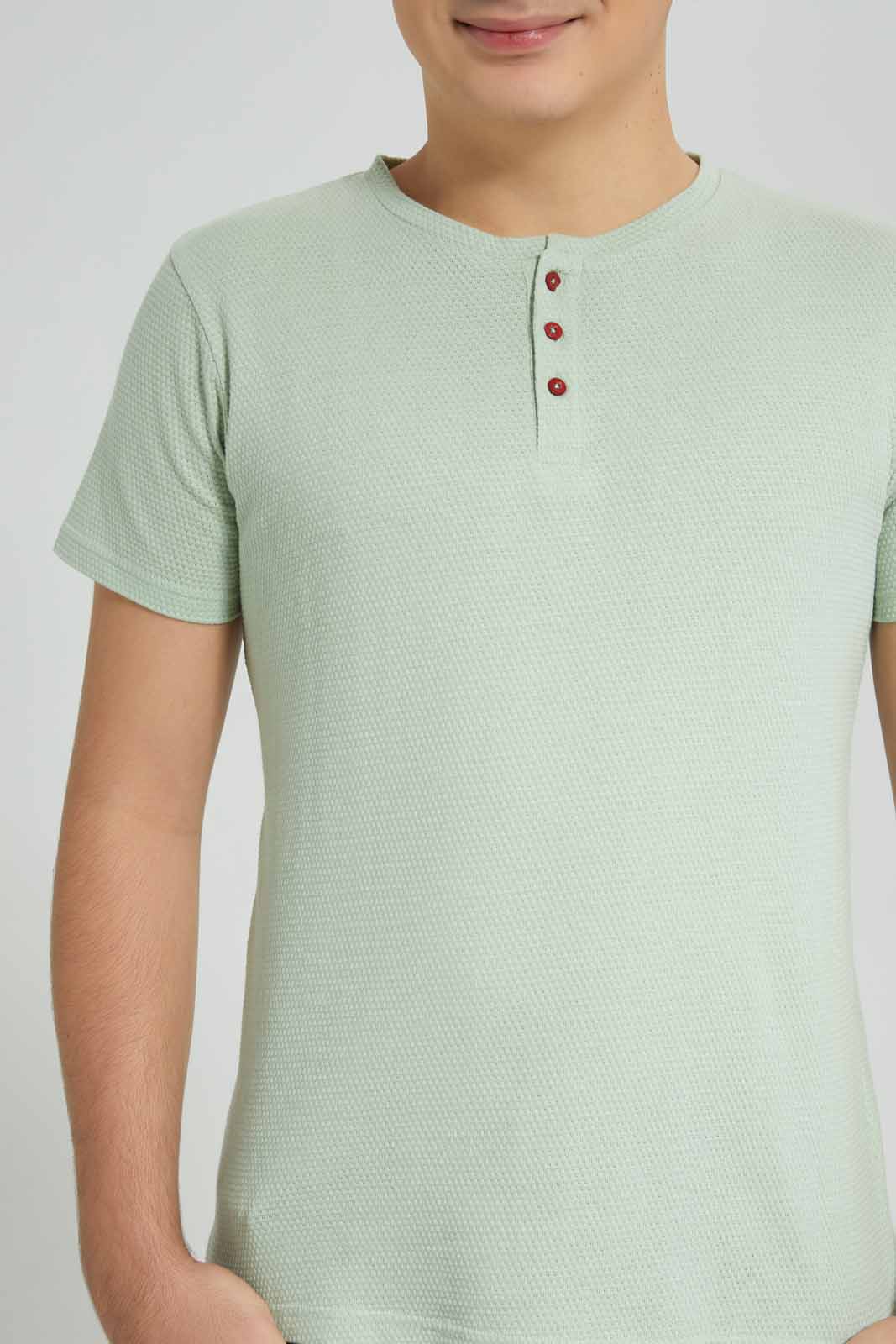 Redtag-Sky-Blue-Jacquard-Heneley-T-Shirt-BSR-T-Shirts,-Category:T-Shirts,-Colour:Sky-Blue,-Deals:New-In,-Filter:Senior-Boys-(8-to-14-Yrs),-New-In-BSR-APL,-Non-Sale,-Section:Boys-(0-to-14Yrs),-TBL,-W22A-Senior-Boys-9 to 14 Years