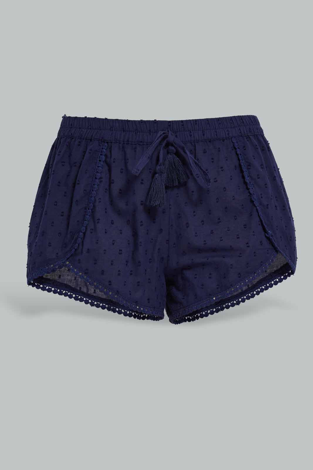 Redtag-Navy-Cami-And-Shorts-Set-Category:Cami-Sets,-Colour:Navy,-Deals:New-In,-Filter:Women's-Clothing,-New-In-Women-APL,-Non-Sale,-Section:Women,-W22A,-Women-Cami-Sets--