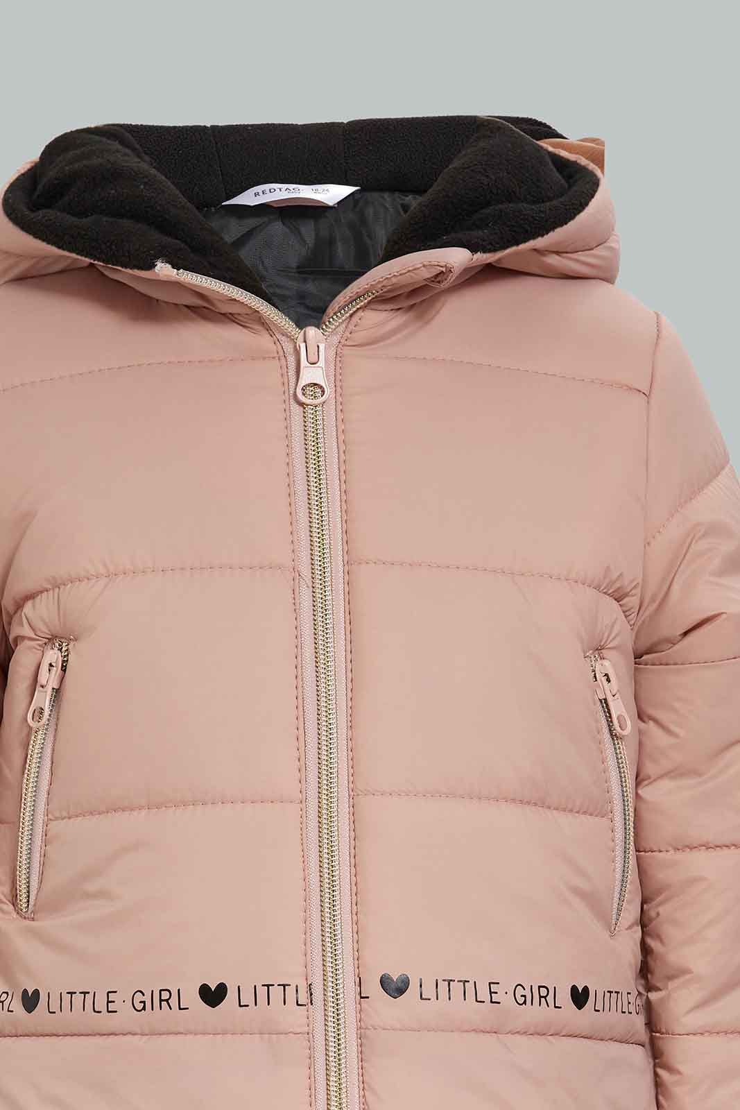 Redtag-Pink-Puffer-Jacket-Category:Jackets,-Colour:Apricot,-Deals:New-In,-EHW,-Filter:Infant-Girls-(3-to-24-Mths),-ING-Jackets,-New-In-ING-APL,-Non-Sale,-Section:Girls-(0-to-14Yrs),-W22B-Infant-Girls-3 to 24 Months