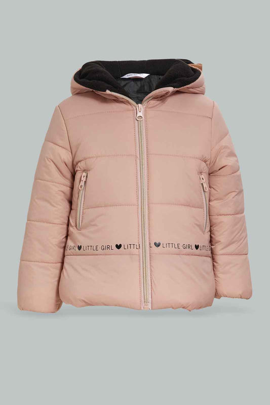 Redtag-Pink-Puffer-Jacket-Category:Jackets,-Colour:Apricot,-Deals:New-In,-EHW,-Filter:Infant-Girls-(3-to-24-Mths),-ING-Jackets,-New-In-ING-APL,-Non-Sale,-Section:Girls-(0-to-14Yrs),-W22B-Infant-Girls-3 to 24 Months