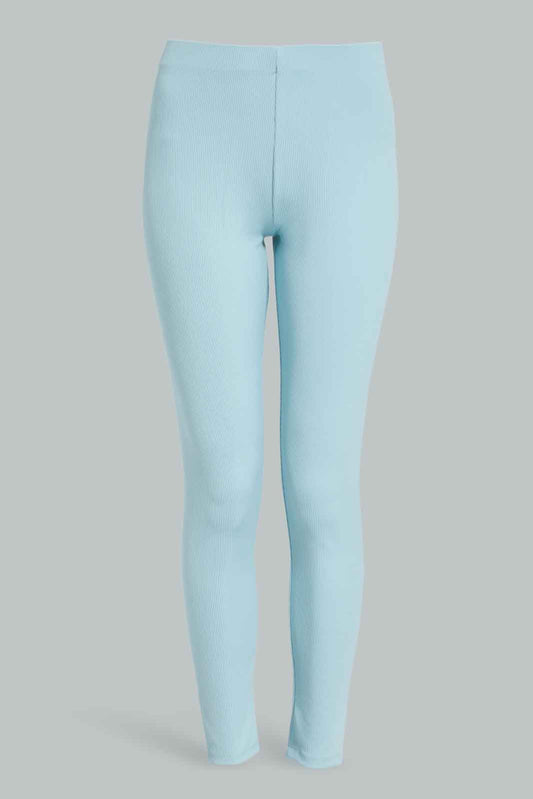 Redtag-Blue-Drop-Needle-Legging-Category:Leggings,-Colour:Blue,-Deals:New-In,-Filter:Women's-Clothing,-New-In-Women-APL,-Non-Sale,-Section:Women,-W22A,-Women-Leggings-Women's-