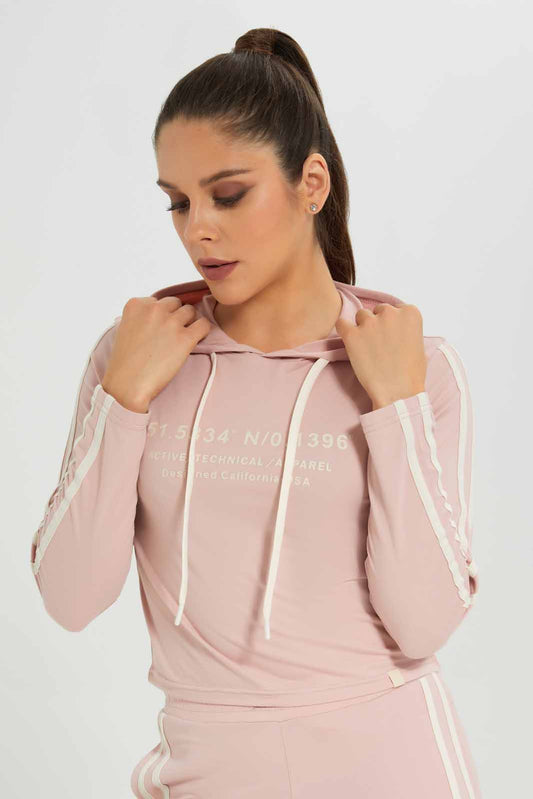 Redtag-Placement-Print-Hoodie-Sweatshirt-Category:Sweatshirts,-Colour:Assorted,-Deals:New-In,-Filter:Women's-Clothing,-New-In-Women-APL,-Non-Sale,-Section:Women,-W22B,-Women-Sweatshirts-Women's-
