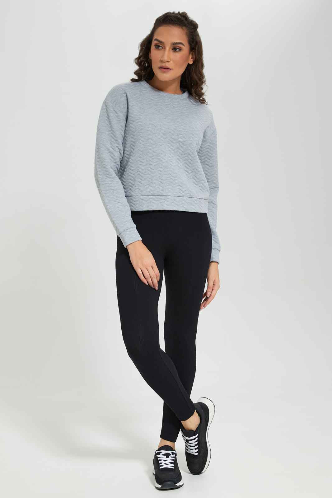 Redtag-White-Jacquard-Sweatshirt-Category:Sweatshirts,-Colour:White,-Deals:New-In,-Filter:Women's-Clothing,-New-In-Women-APL,-Non-Sale,-Section:Women,-TBL,-W22B,-Women-Sweatshirts-Women's-