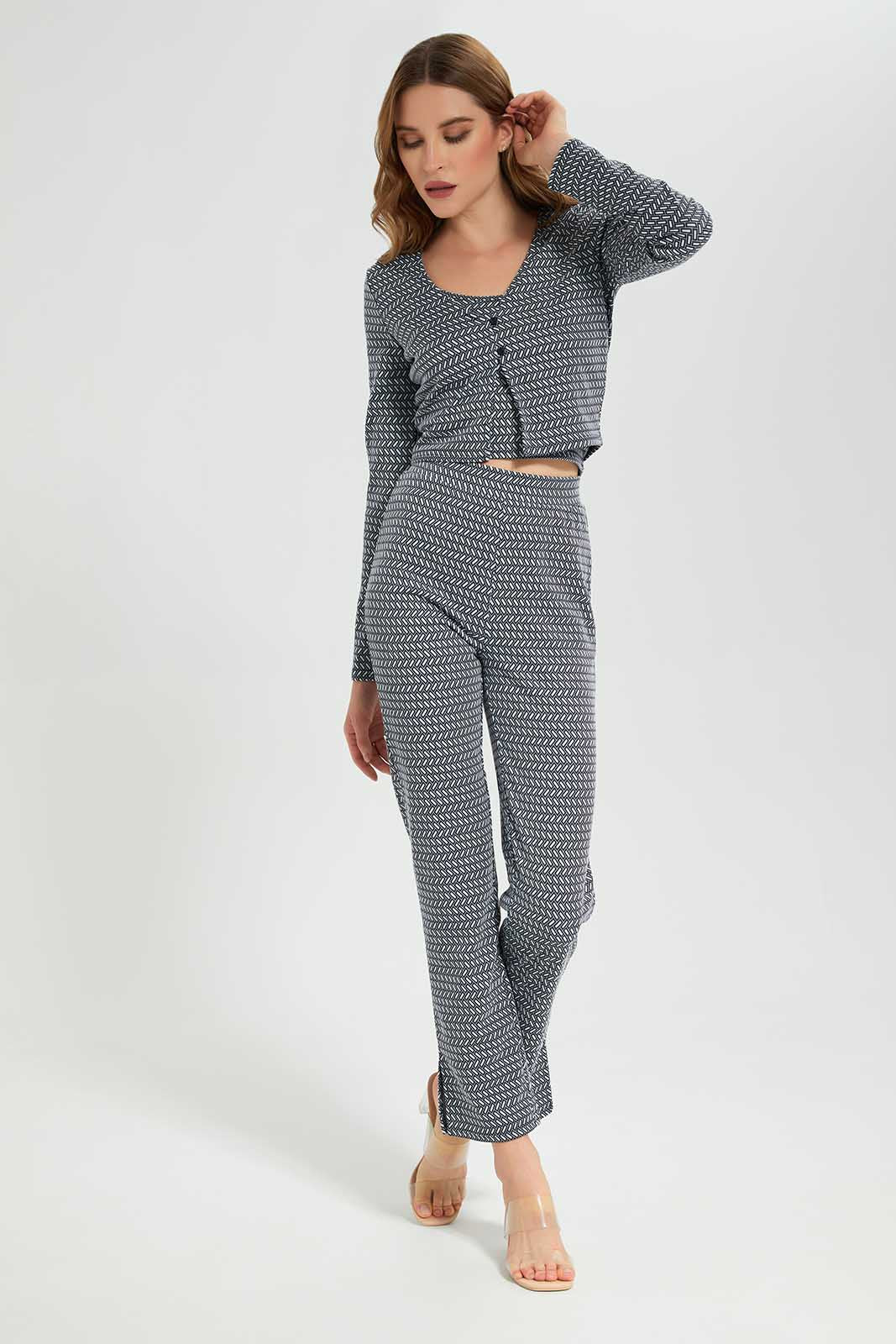 Redtag-Blue/White-Wide-Leg-Trouser-Category:Trousers,-Colour:Assorted,-Deals:New-In,-Filter:Women's-Clothing,-LEC,-LEC-Trousers,-New-In-LEC-APL,-Non-Sale,-Section:Women,-W22B-Women's-
