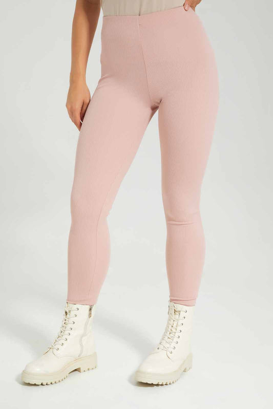 Redtag-Black-Drop-Needle-Legging-Category:Jeggings,-Colour:Black,-Deals:New-In,-Filter:Women's-Clothing,-New-In-Women-APL,-Non-Sale,-Section:Women,-W22B,-Women-Jeggings-Women's-