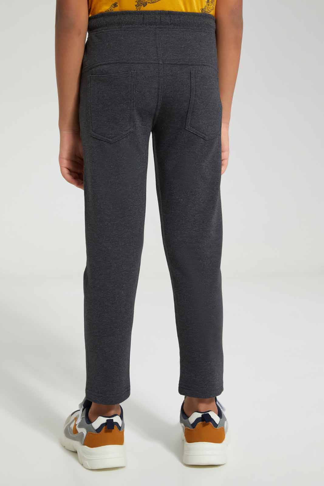 Redtag-Charcoal-Stretch-terry-Pant-BOY-Joggers,-Category:Joggers,-Colour:Charcoal,-Deals:New-In,-Filter:Boys-(2-to-8-Yrs),-New-In-BOY-APL,-Non-Sale,-Section:Boys-(0-to-14Yrs),-TBL,-W22A-Boys-2 to 8 Years