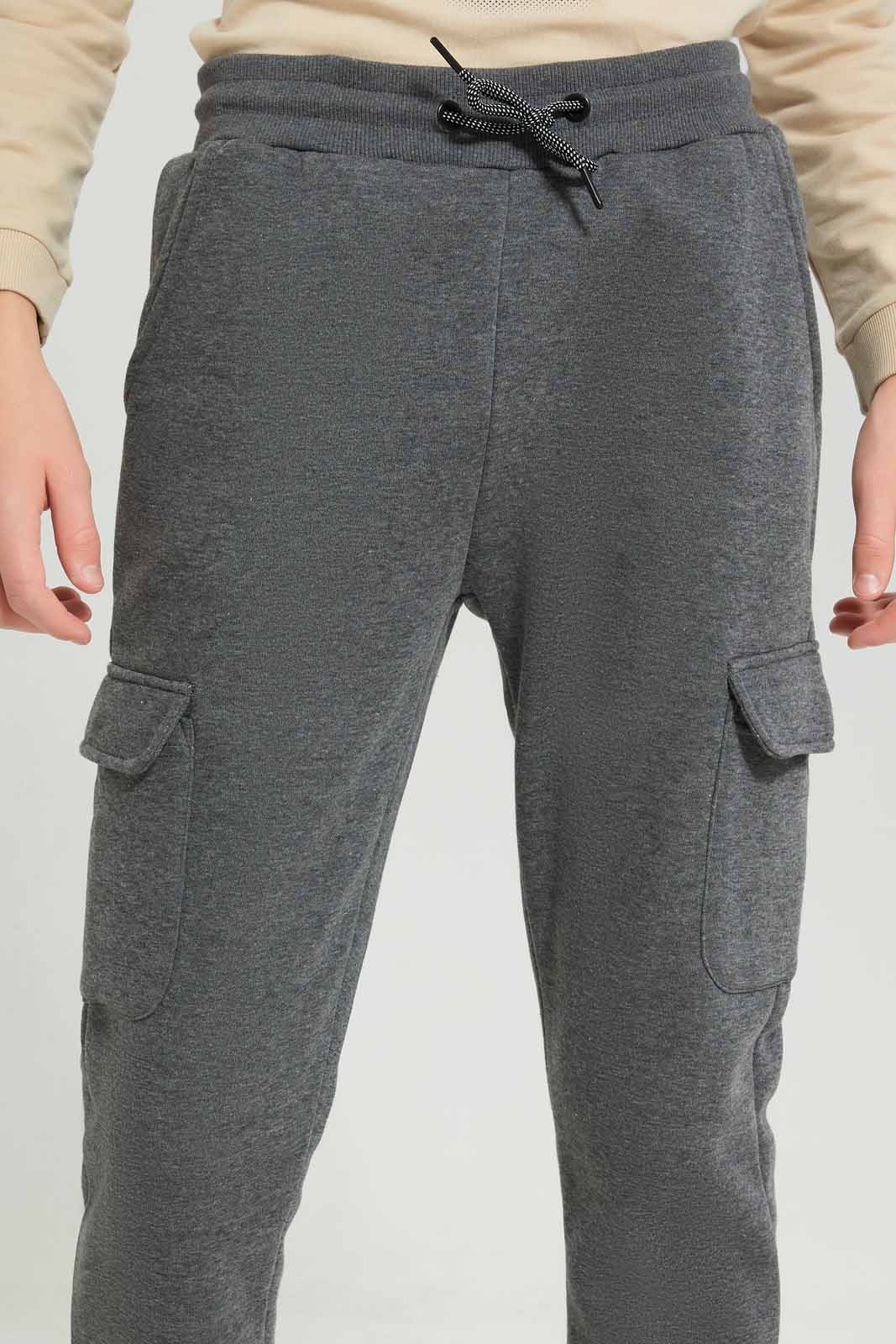 Redtag-Charcoal-Cargo-Active-Pants-BSR-Joggers,-Category:Joggers,-Colour:Charcoal,-Deals:New-In,-Dept:Boys,-Filter:Senior-Boys-(8-to-14-Yrs),-New-In-BSR-APL,-Non-Sale,-Section:Boys-(0-to-14Yrs),-W22B-Senior-Boys-9 to 14 Years