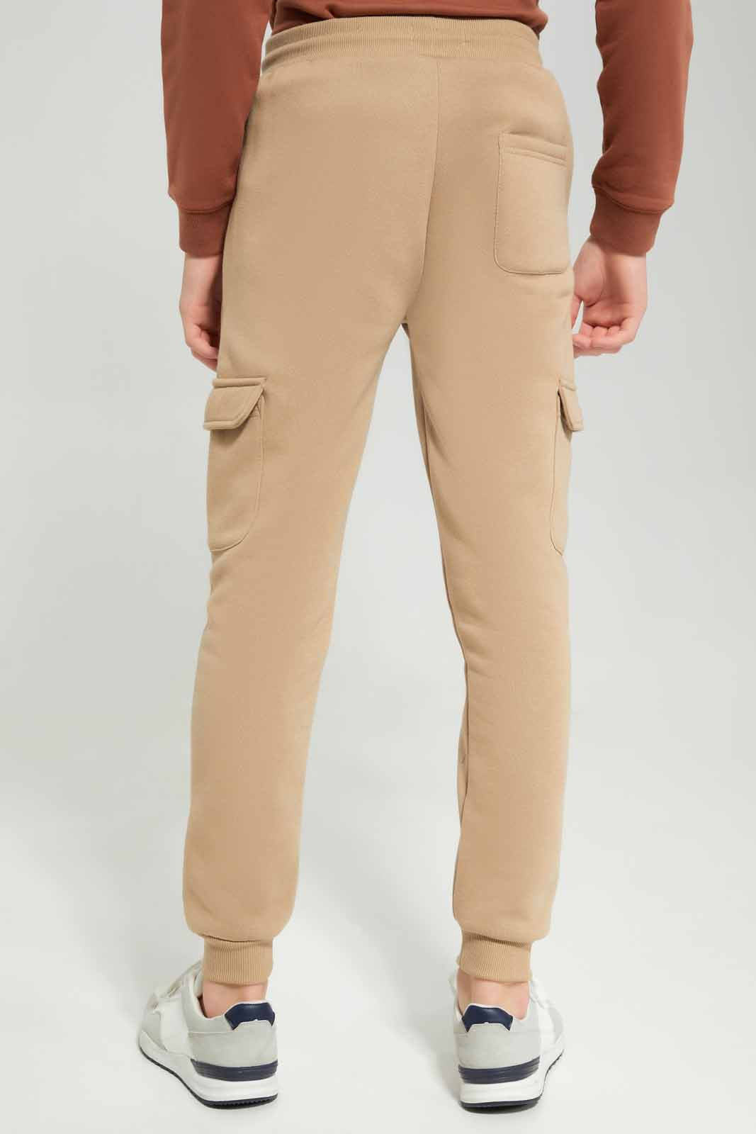 Redtag-Stone-Cargo-Active-Pants-BSR-Joggers,-Category:Joggers,-Colour:Stonewash,-Deals:New-In,-Dept:Boys,-Filter:Senior-Boys-(8-to-14-Yrs),-New-In-BSR-APL,-Non-Sale,-Section:Boys-(0-to-14Yrs),-W22B-Senior-Boys-9 to 14 Years