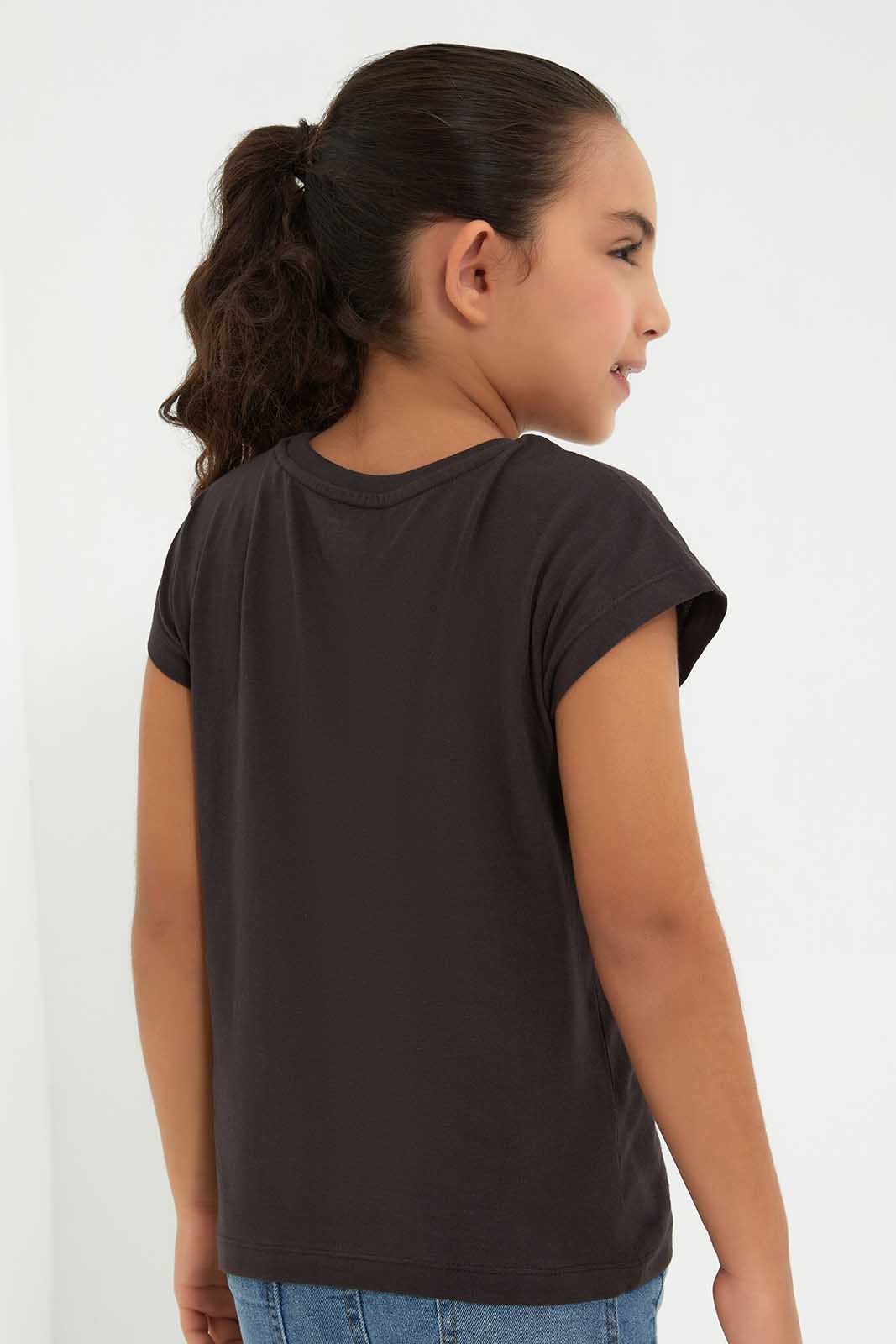 Redtag-CHARCOAL-LICENSE-TEE--HELLO-KITTY-Bundle,-Category:T-Shirts,-Colour:Charcoal,-Deals:4-For-90,-Deals:New-In,-Filter:Girls-(2-to-8-Yrs),-GIR-T-Shirts,-New-In-GIR-APL,-Section:Girls-(0-to-14Yrs),-W22A-Girls-2 to 8 Years