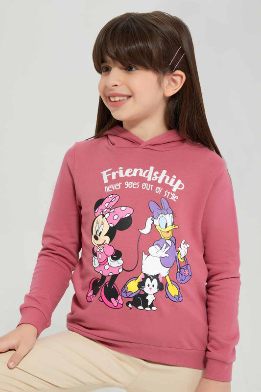 Redtag-CHARCOAL-LICENSE-ACTIVE-TOP--FRIENDS-Category:Sweatshirts,-Colour:Charcoal,-Deals:New-In,-Filter:Girls-(2-to-8-Yrs),-GIR-Sweatshirts,-New-In-GIR-APL,-Non-Sale,-Section:Girls-(0-to-14Yrs),-W22B-Girls-2 to 8 Years
