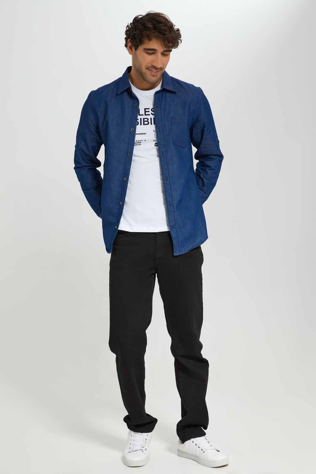 Redtag-Denim-Shirt-With-T-Shirt-Set-Category:Shirts,-Colour:Assorted,-Deals:New-In,-Filter:Men's-Clothing,-Men-Shirts,-New-In-Men-APL,-Non-Sale,-Section:Men,-W22A-Men's-