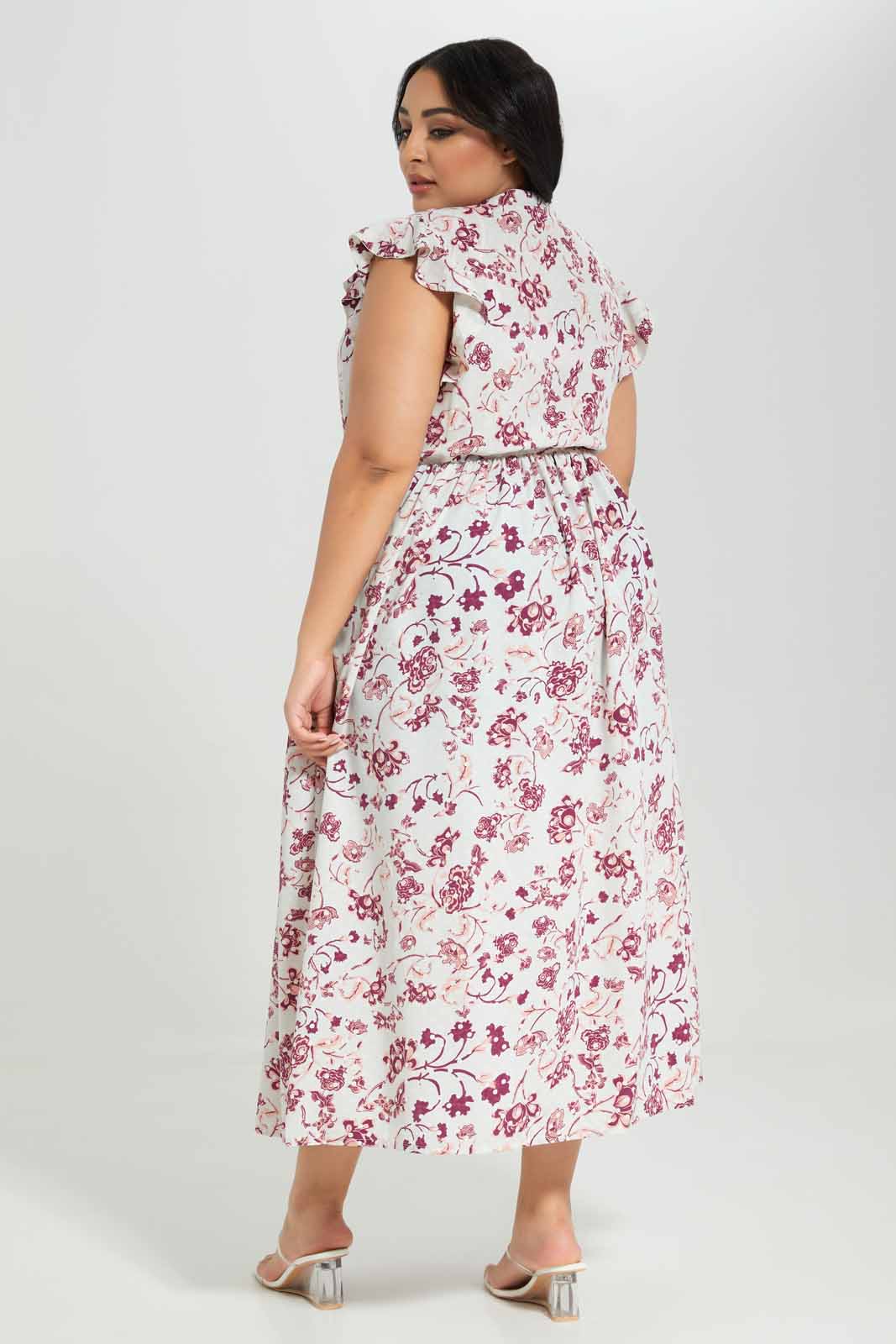 Redtag-Printed-Dress-Category:Dresses,-Colour:Assorted,-Deals:New-In,-Filter:Plus-Size,-LDP-Dresses,-New-In-LDP-APL,-Non-Sale,-Section:Women,-W22A-Women's-