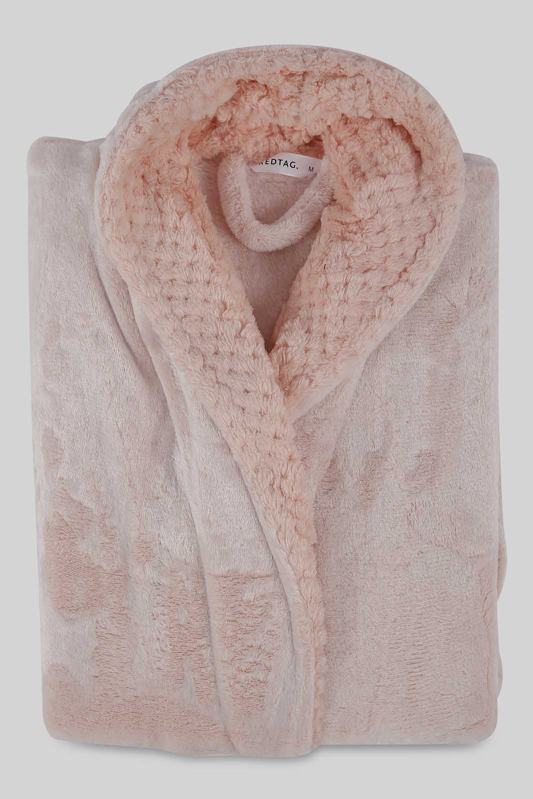 Women Pink Ultra Soft Bathrobe