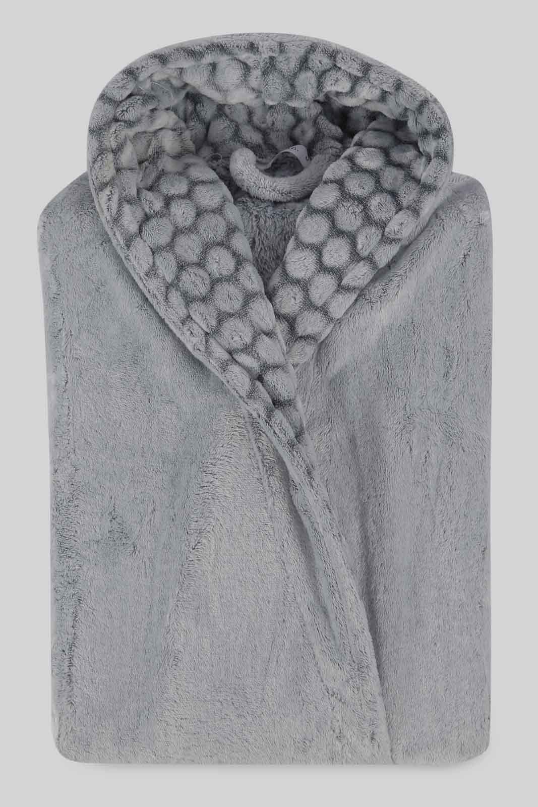 Women Grey Ultra Soft Bathrobe