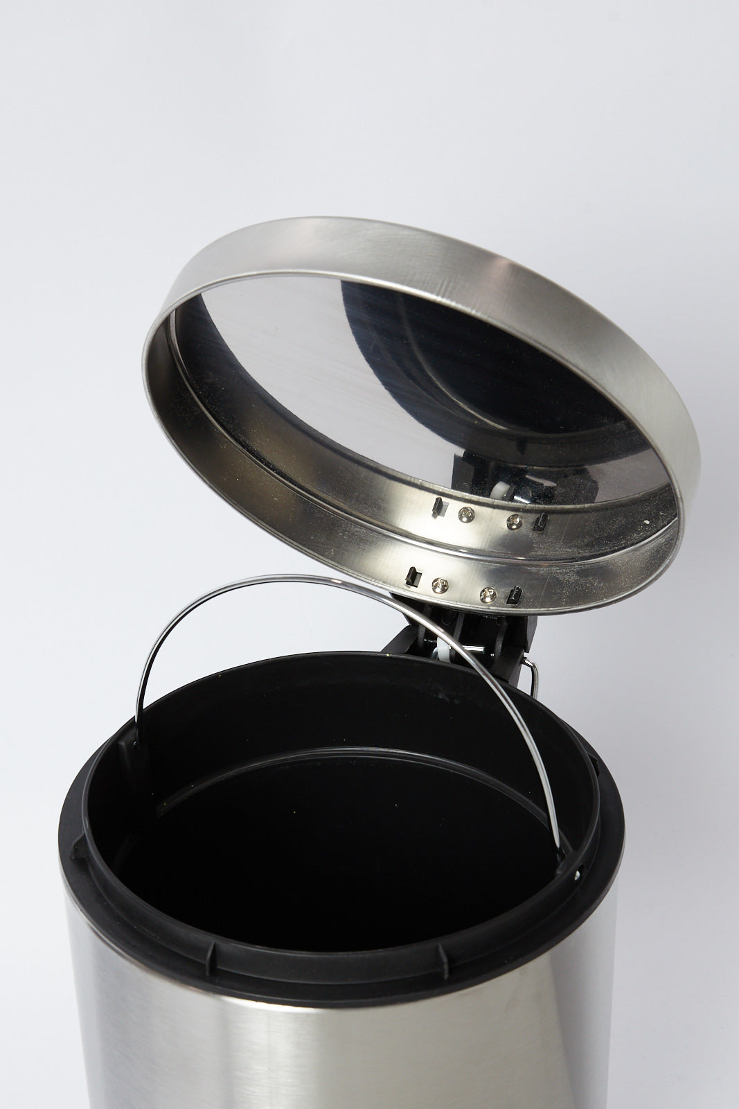 Redtag-Silver-Pedal-Bin-(9Lt.)-Category:Waste-Bins,-Colour:Silver,-Deals:New-In,-Dept:Home,-Filter:Home-Bathroom,-HMW-BAC-Bath-Accessories,-New-In-HMW-BAC,-Non-Sale,-S23A,-Section:Homewares-Home-Bathroom-