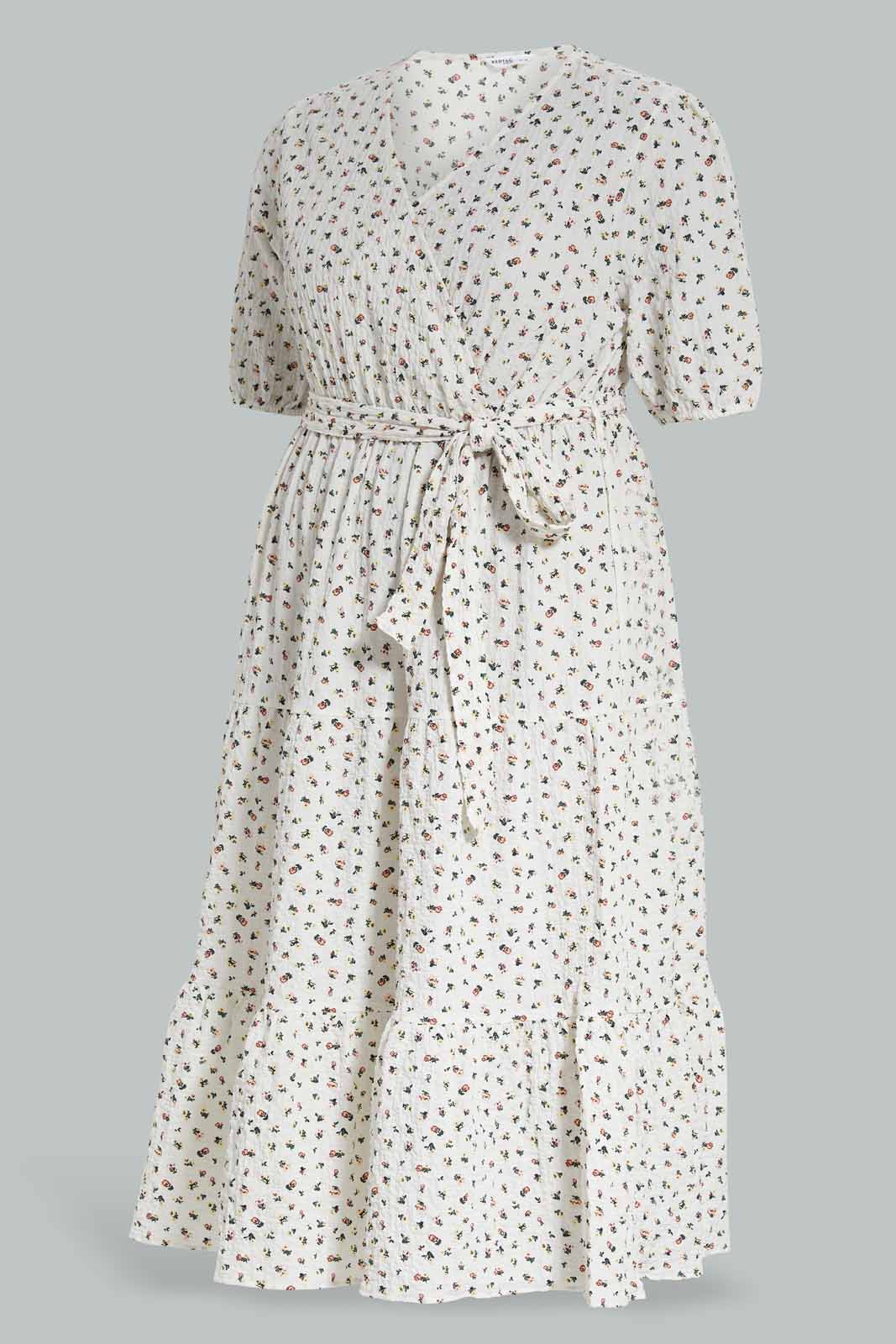 Redtag-Tiered-Long-Dress-Category:Dresses,-Colour:Assorted,-Deals:New-In,-Filter:Plus-Size,-LDP-Dresses,-New-In-LDP-APL,-Non-Sale,-Section:Women,-W22A-Women's-