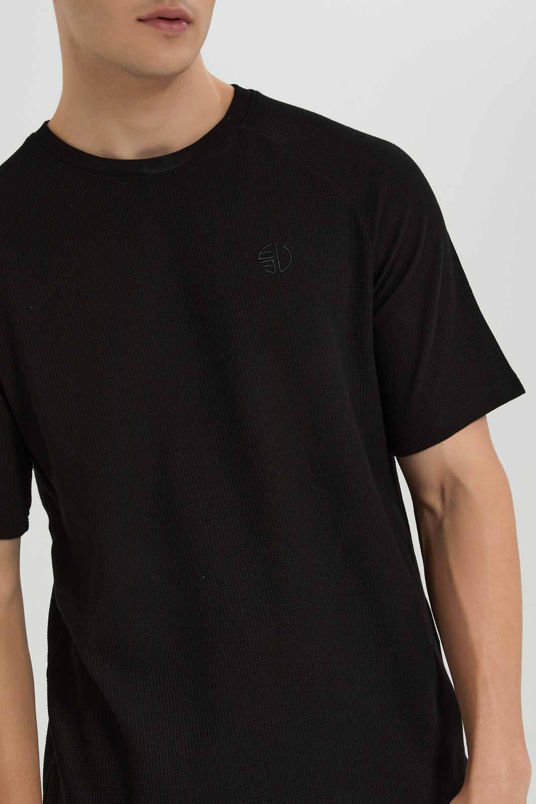Redtag-Black-Lounge-Tee-Category:T-Shirts,-Colour:Black,-Deals:New-In,-Filter:Men's-Clothing,-Men-Loungewear-T-Shirts,-Men-T-Shirts,-New-In-Men-APL,-Non-Sale,-Section:Men,-W22B-Men's-