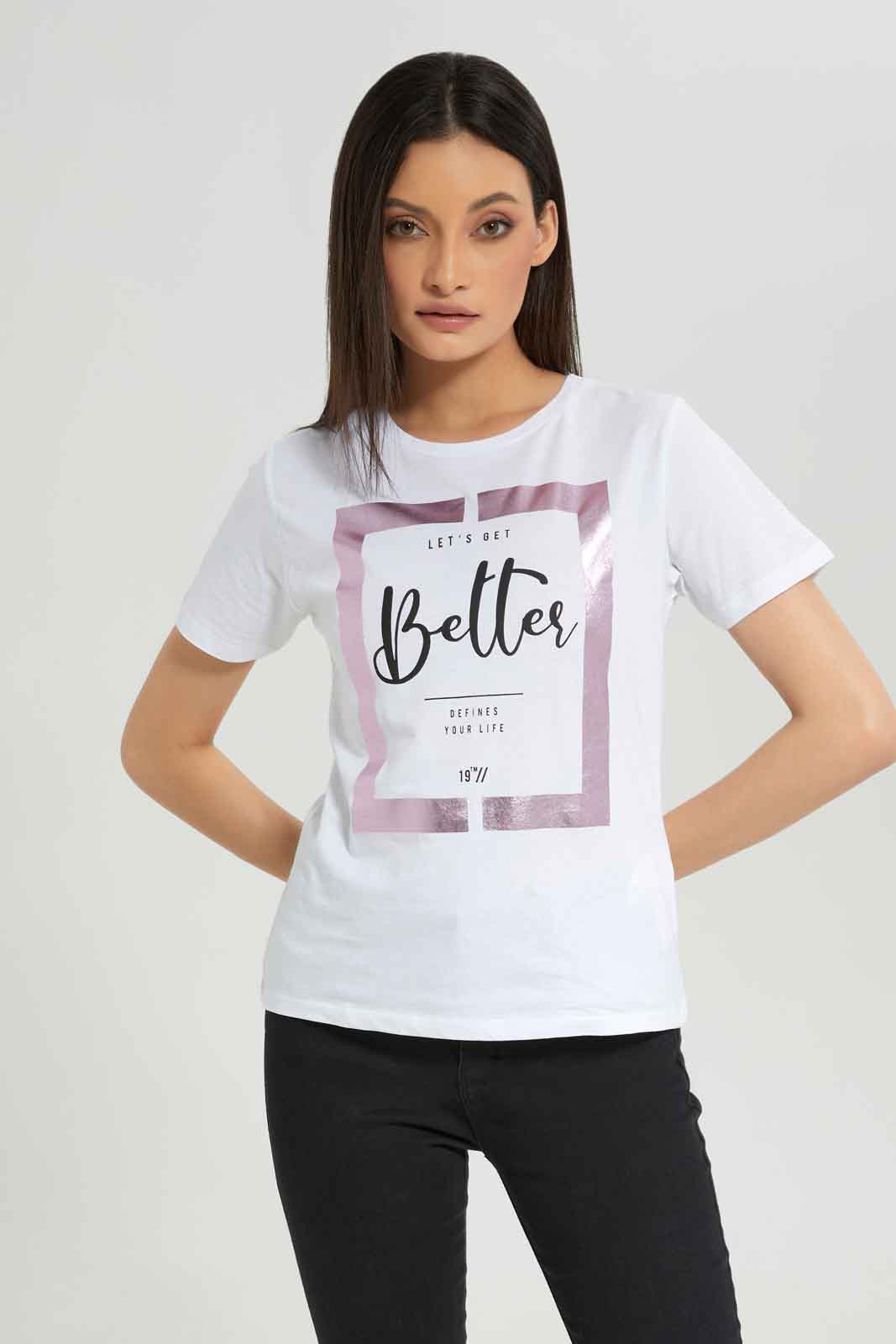 Redtag-White-Printed-T-Shirt-Category:T-Shirts,-Colour:White,-Deals:New-In,-Dept:Ladieswear,-Filter:Women's-Clothing,-New-In-Women-APL,-Non-Sale,-Section:Women,-TBL,-W22A,-Women-T-Shirts-Women's-