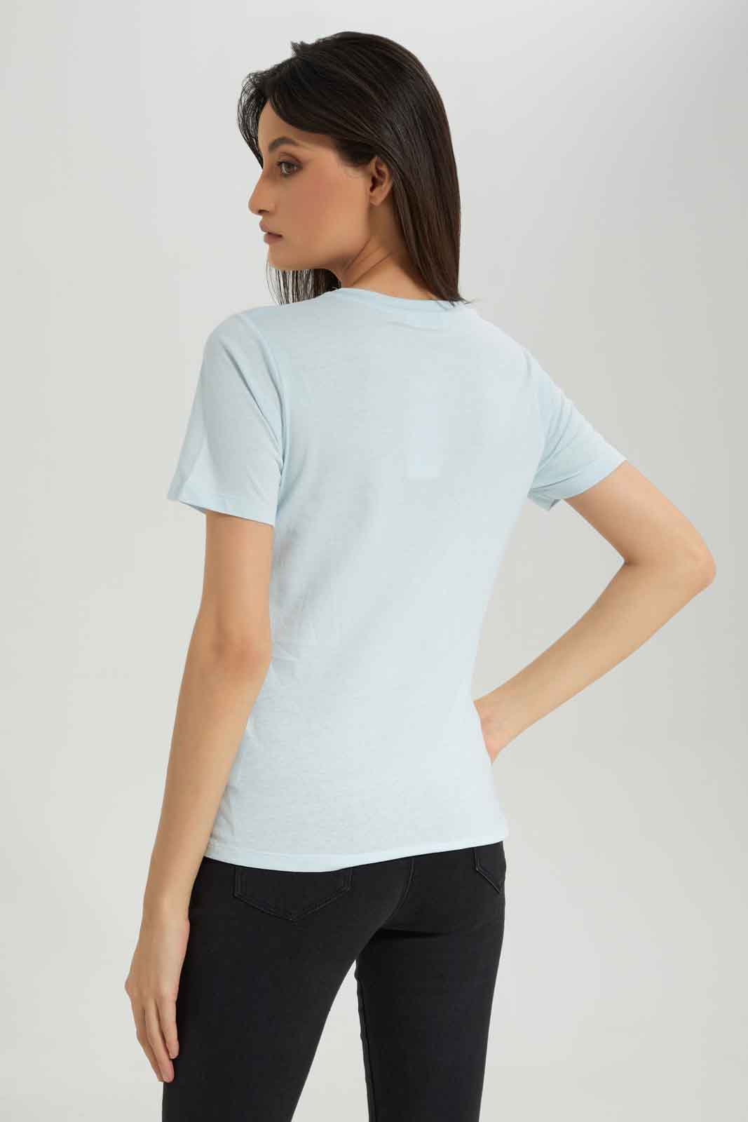 Redtag-Mint-Printed-T-Shirt-Category:T-Shirts,-Colour:Mint,-Deals:New-In,-Dept:Ladieswear,-Filter:Women's-Clothing,-New-In-Women-APL,-Non-Sale,-Section:Women,-TBL,-W22A,-Women-T-Shirts-Women's-