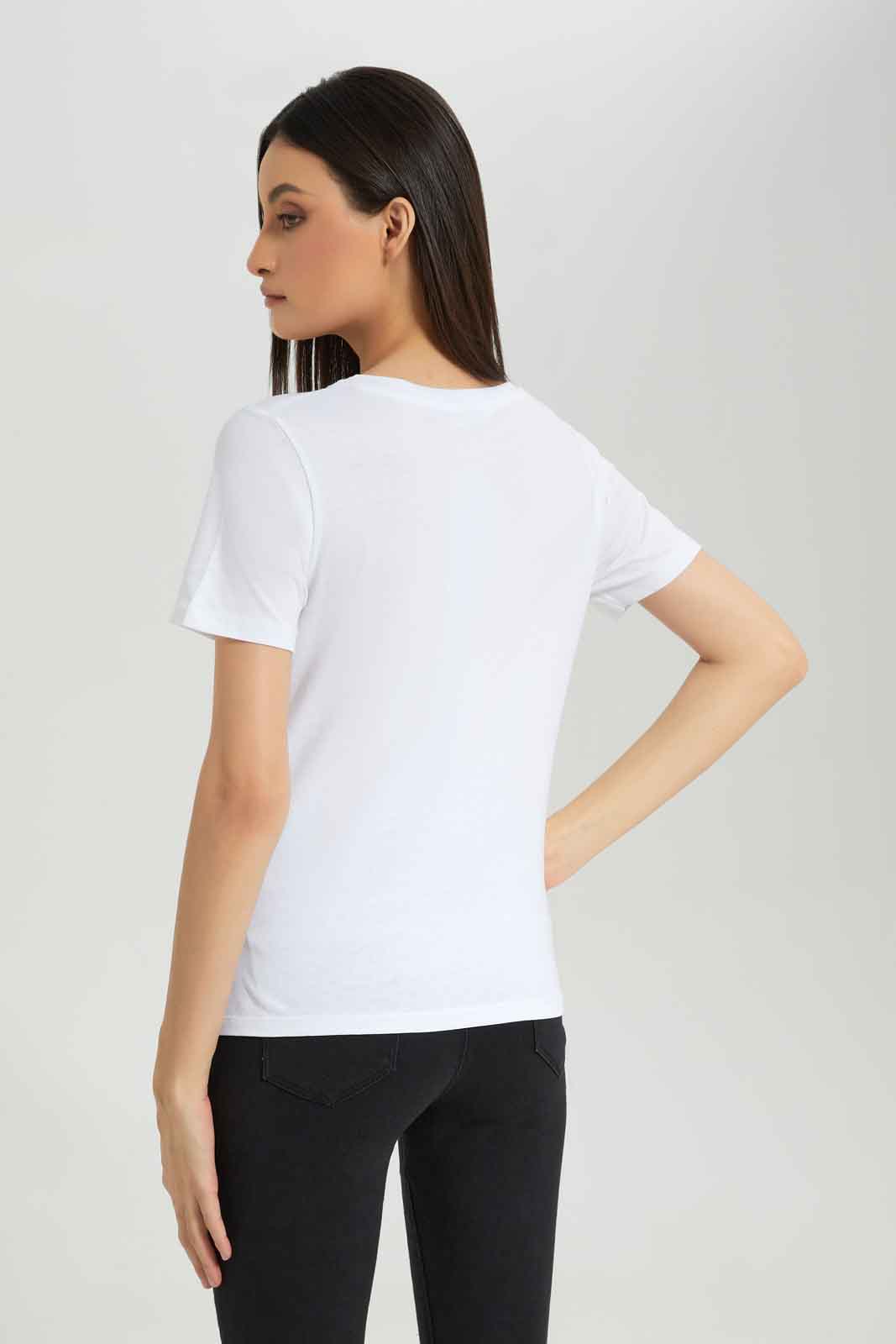 Redtag-White-Emblished-T-Shirt-Category:T-Shirts,-Colour:White,-Deals:New-In,-Dept:Ladieswear,-Filter:Women's-Clothing,-New-In-Women-APL,-Non-Sale,-Section:Women,-TBL,-W22A,-Women-T-Shirts-Women's-