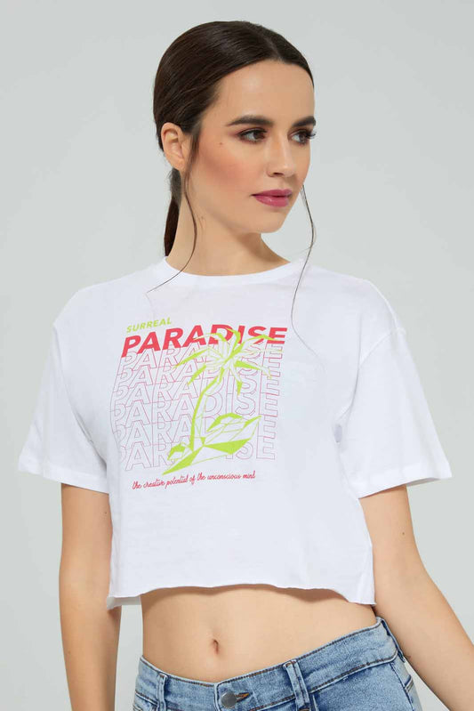 Redtag-White-Metaverse-T-Shirt-Category:T-Shirts,-Colour:White,-Deals:New-In,-FF,-Filter:Women's-Clothing,-New-In-Women-APL,-Non-Sale,-Section:Women,-W22A,-Women-T-Shirts-Women's-