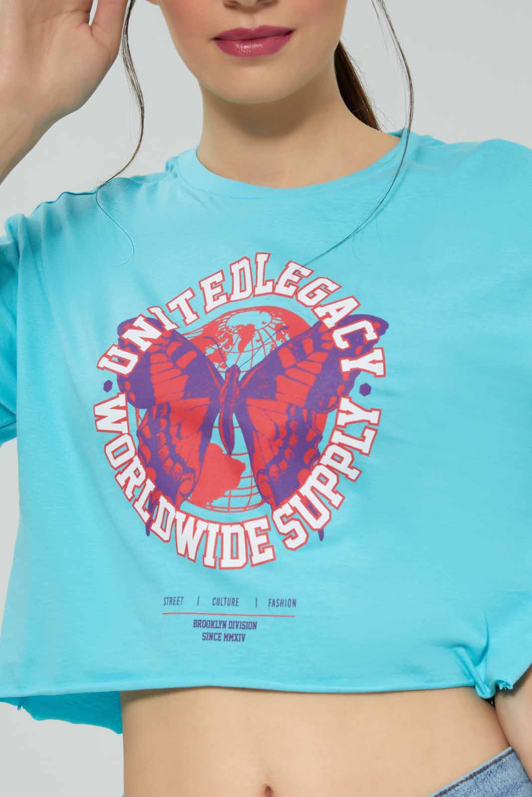 Redtag-Blue-Metaverse-T-Shirt-Category:T-Shirts,-Colour:Blue,-Deals:New-In,-FF,-Filter:Women's-Clothing,-New-In-Women-APL,-Non-Sale,-Section:Women,-W22A,-Women-T-Shirts-Women's-