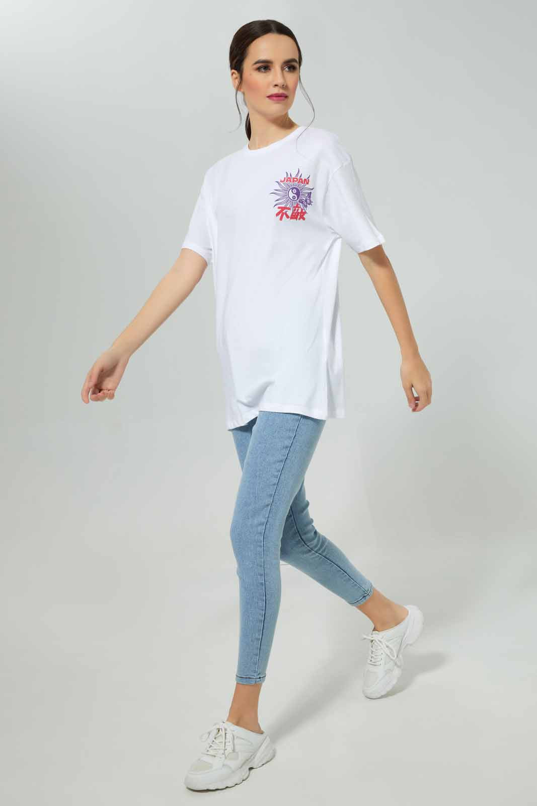 Redtag-White-Metaverse-T-Shirt-Category:T-Shirts,-Colour:White,-Deals:New-In,-FF,-Filter:Women's-Clothing,-New-In-Women-APL,-Non-Sale,-Section:Women,-W22A,-Women-T-Shirts-Women's-